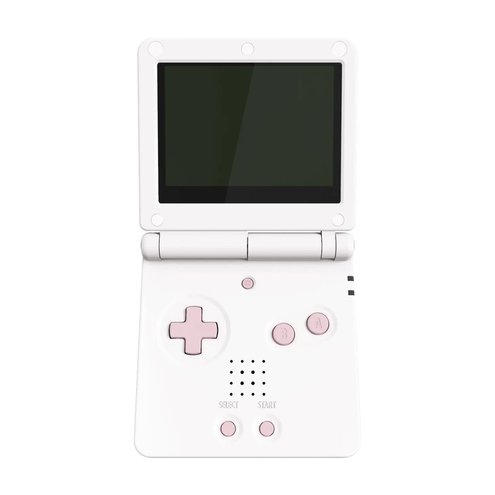 eXtremeRate Custom Replacement Full Set Buttons for Gameboy Advance SP GBA SP Console - Cherry Blossoms Pink - Image 5