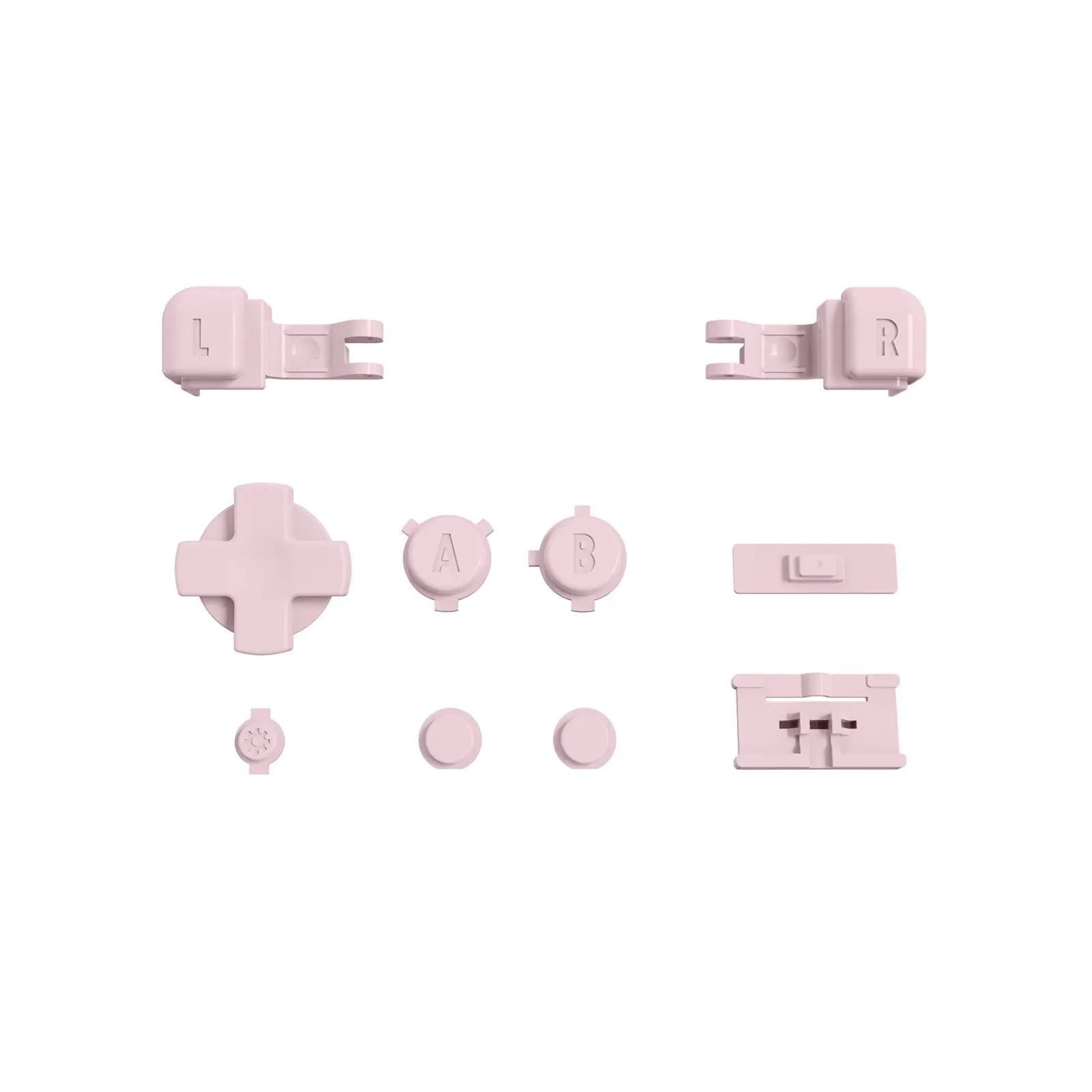 eXtremeRate Custom Replacement Full Set Buttons for Gameboy Advance SP GBA SP Console - Cherry Blossoms Pink - Image 8