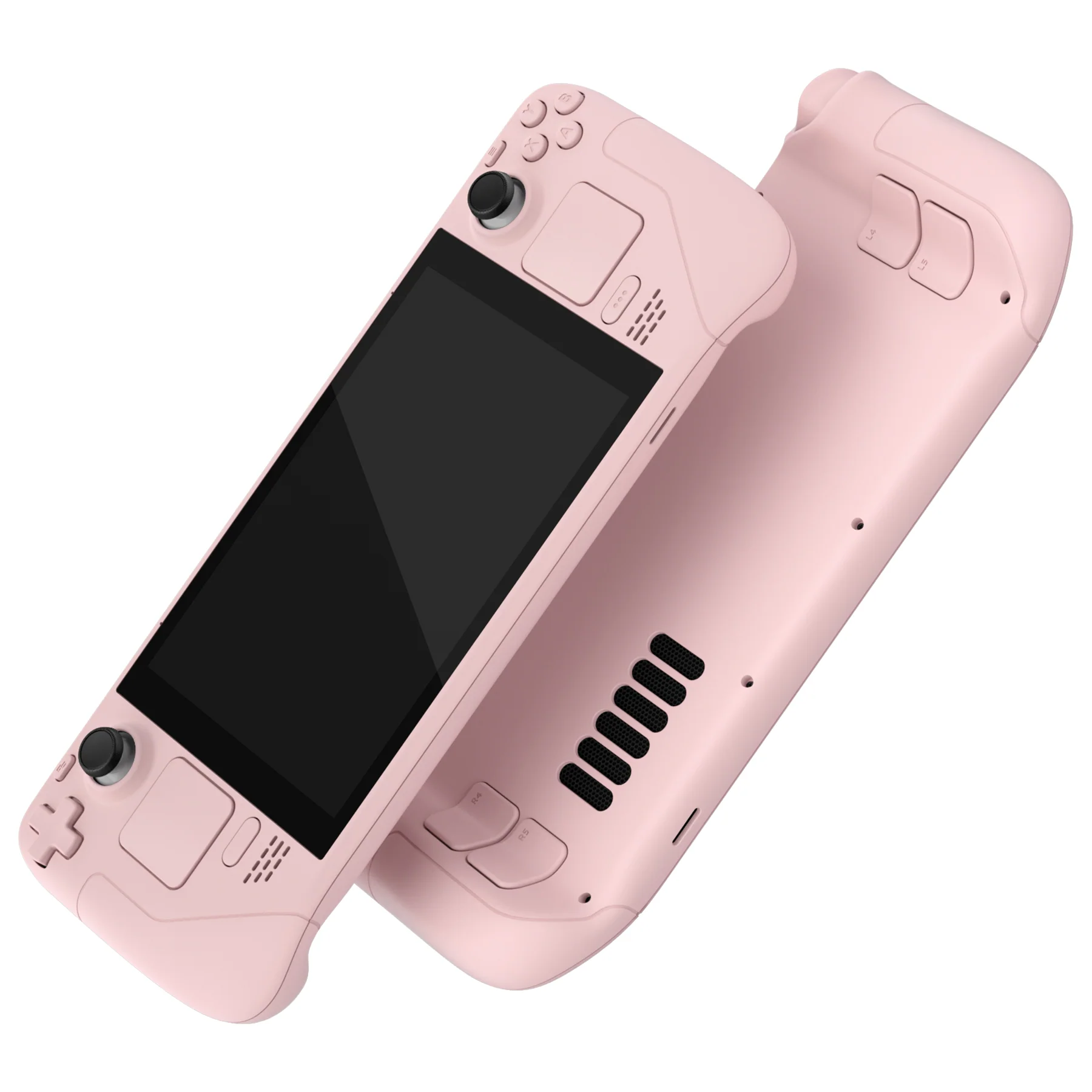 eXtremeRate Custom Full Set Shell with Buttons for Steam Deck LCD - Cherry Blossoms Pink - Image 2