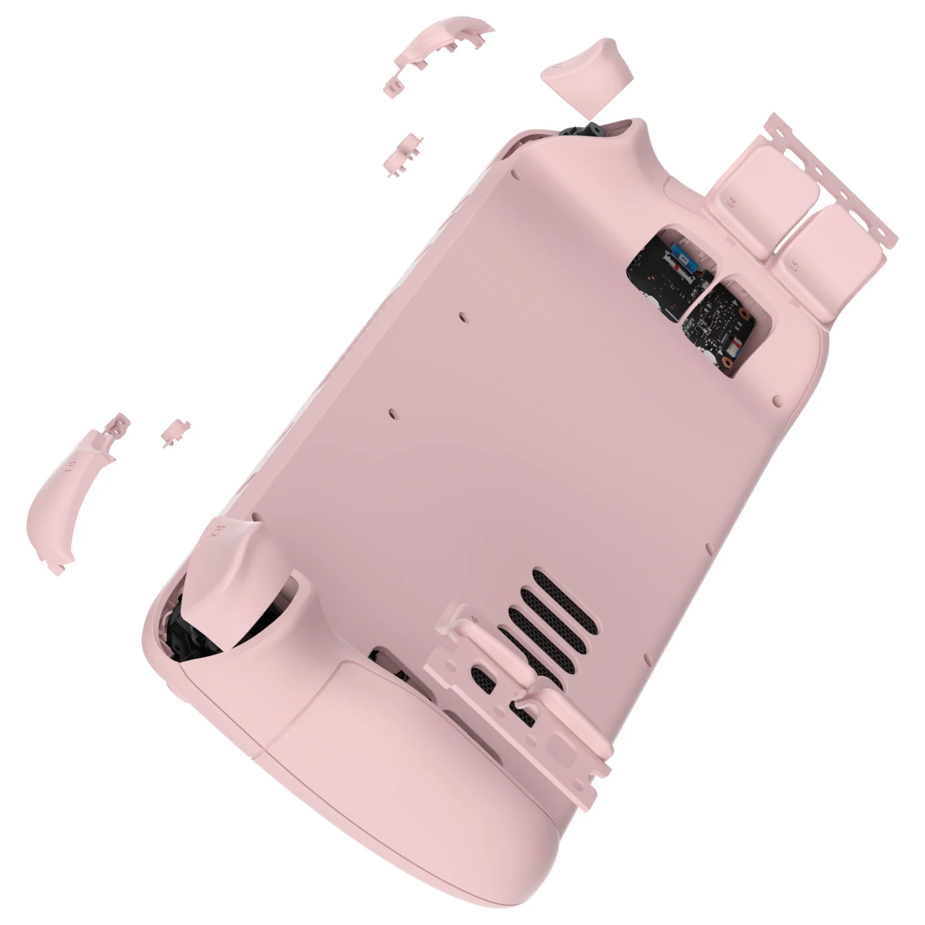 eXtremeRate Custom Full Set Shell with Buttons for Steam Deck LCD - Cherry Blossoms Pink - Image 6