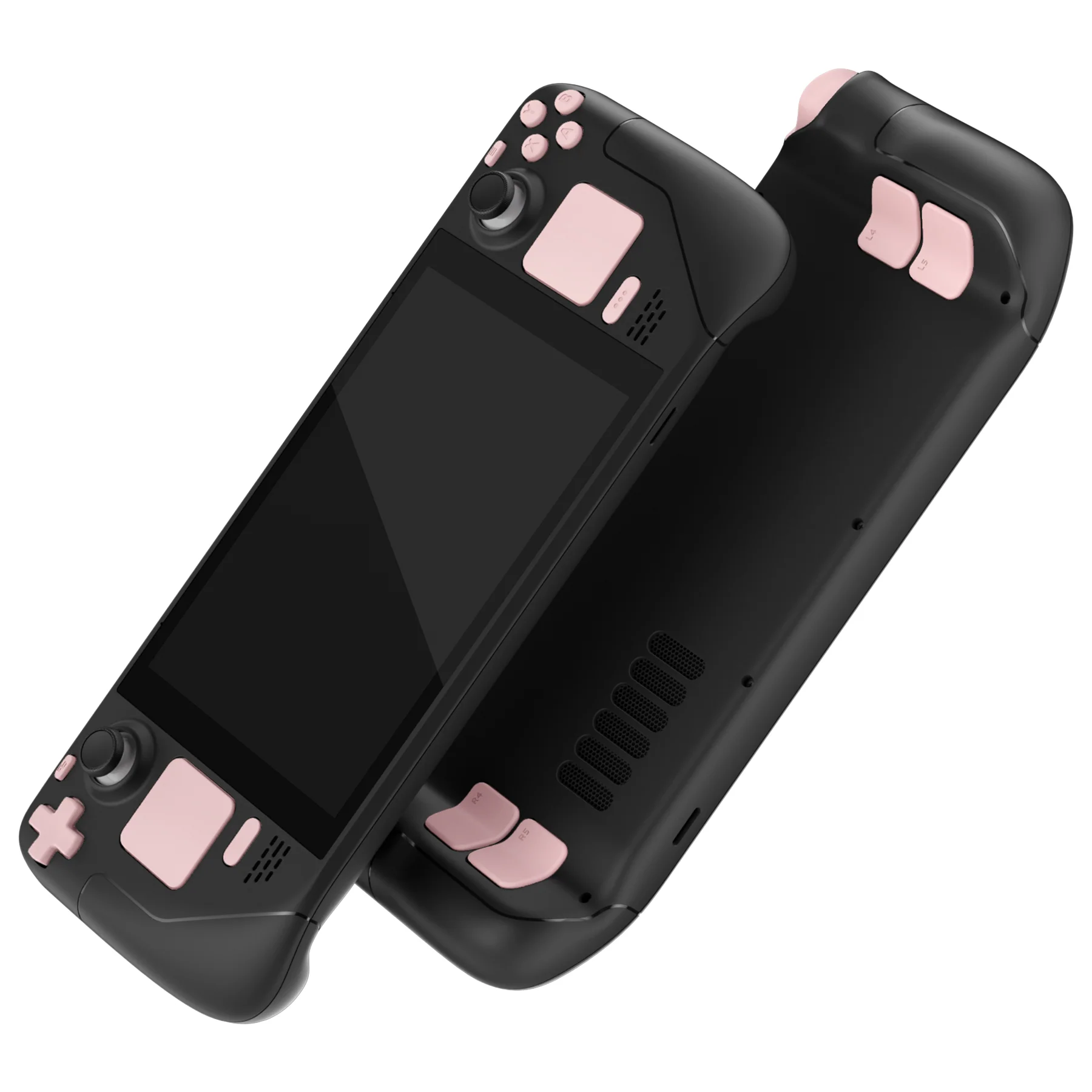 eXtremeRate Replacement Full Set Buttons for Steam Deck LCD - Cherry Blossoms Pink - Image 12