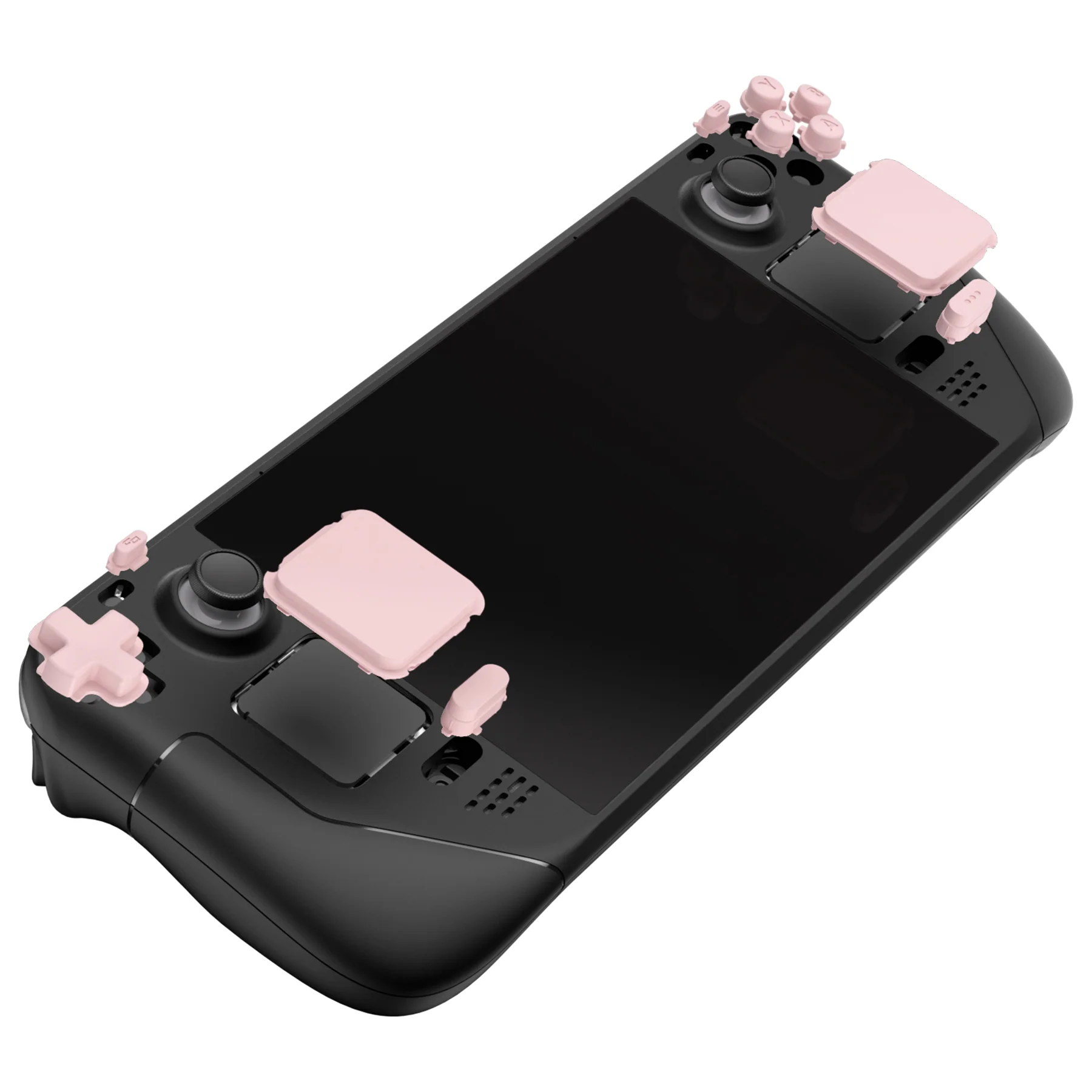 eXtremeRate Replacement Full Set Buttons for Steam Deck LCD - Cherry Blossoms Pink - Image 5