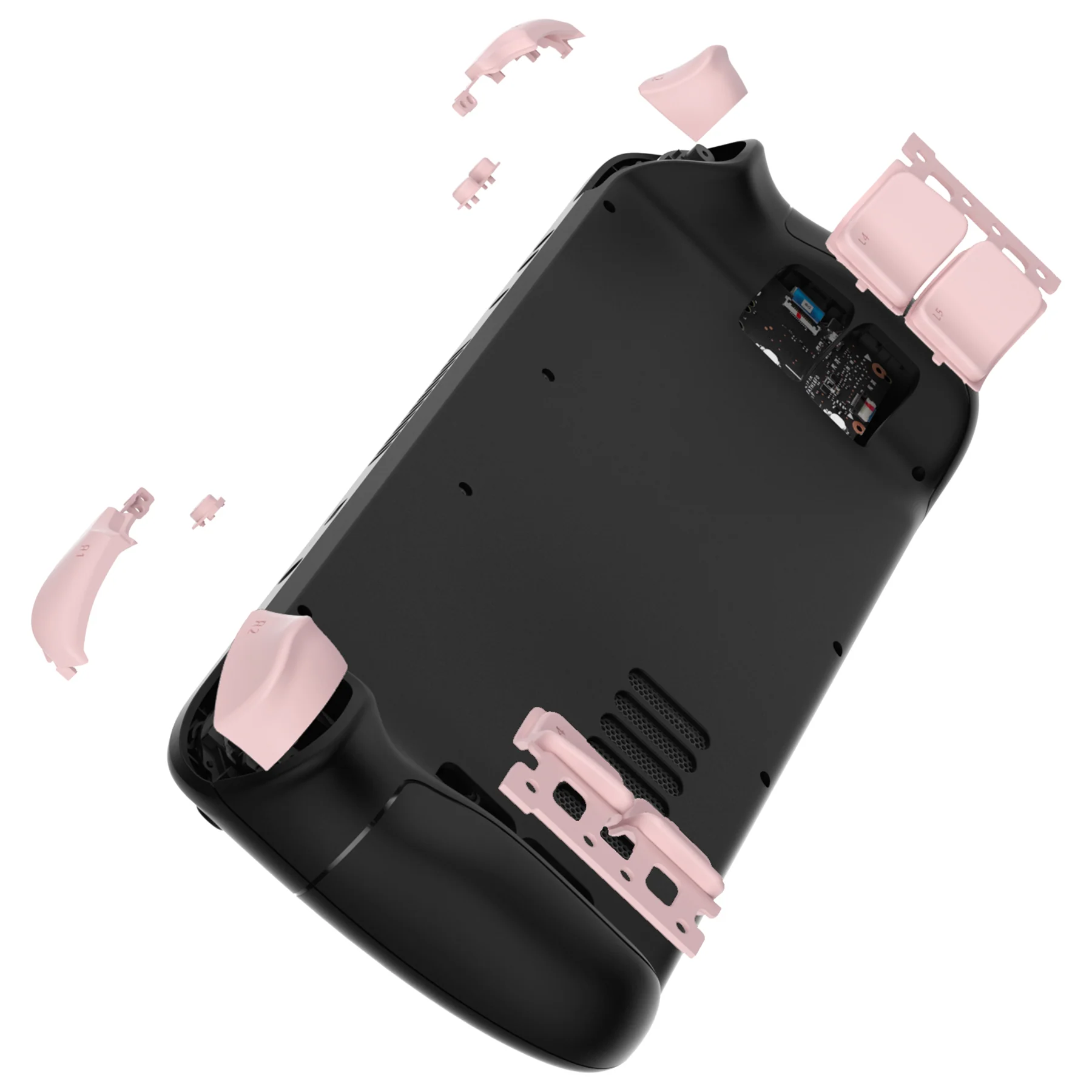 eXtremeRate Replacement Full Set Buttons for Steam Deck LCD - Cherry Blossoms Pink - Image 6