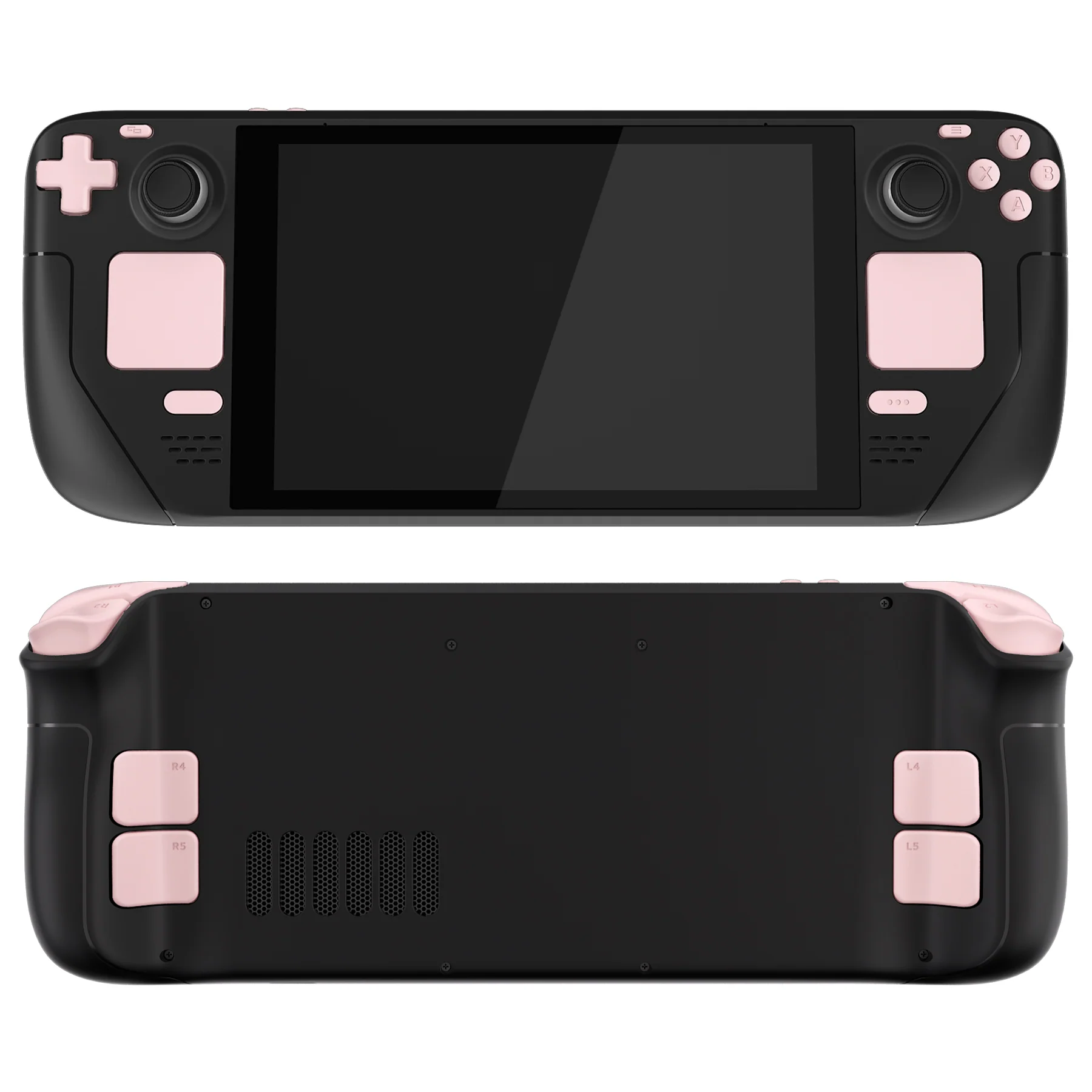eXtremeRate Replacement Full Set Buttons for Steam Deck LCD - Cherry Blossoms Pink - Image 7