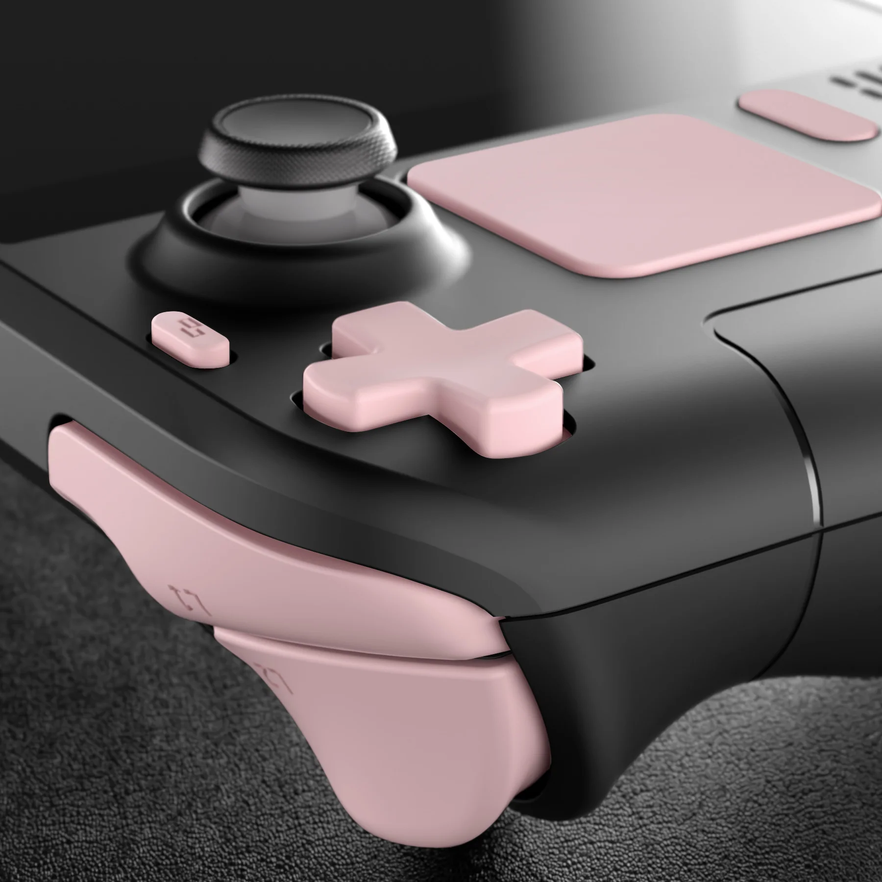 eXtremeRate Replacement Full Set Buttons for Steam Deck LCD - Cherry Blossoms Pink - Image 9