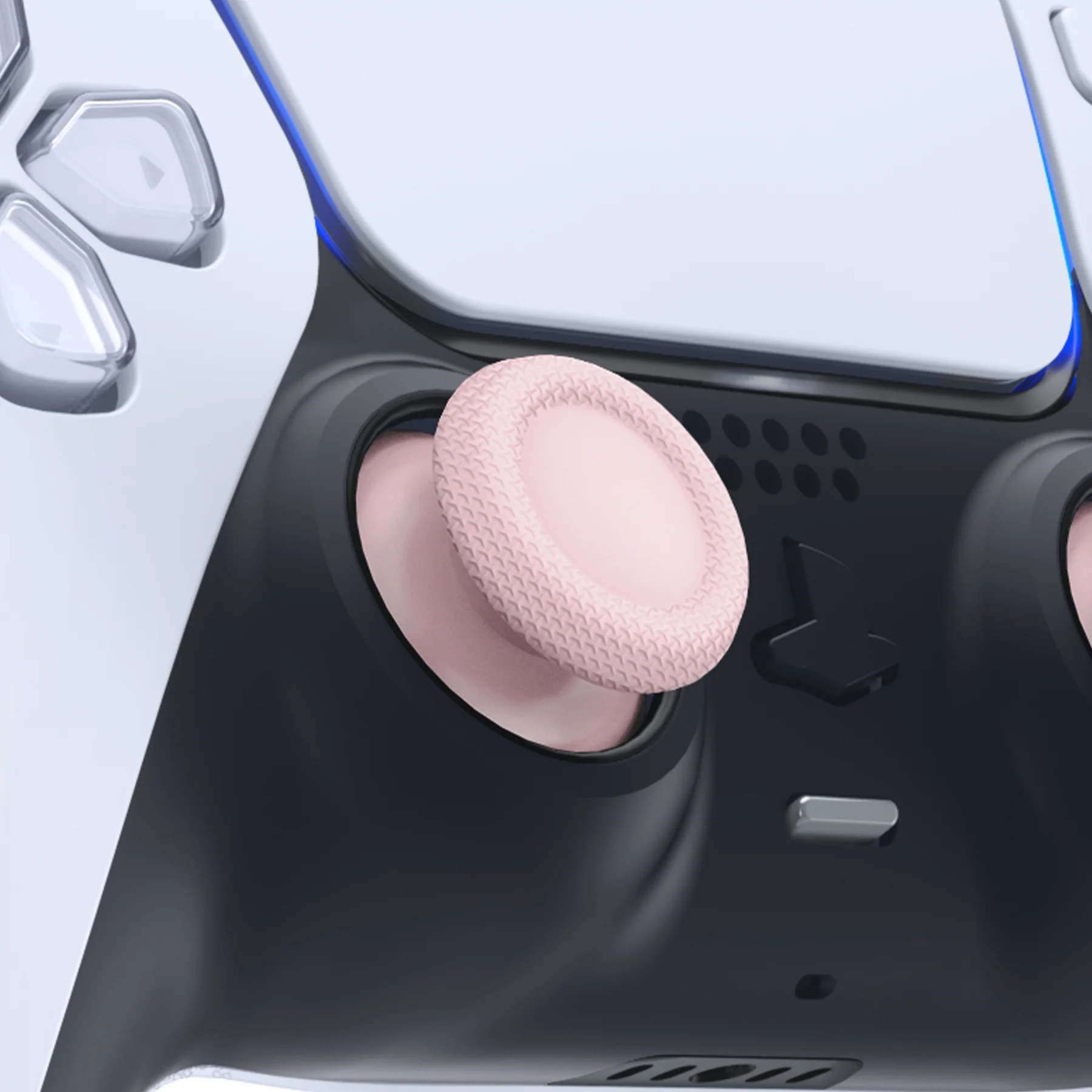 eXtremeRate Replacement Thumbsticks Analog Stick Joystick Compatible with PS5 & PS4 All Model Controller - Cherry Blossoms Pink - Image 3