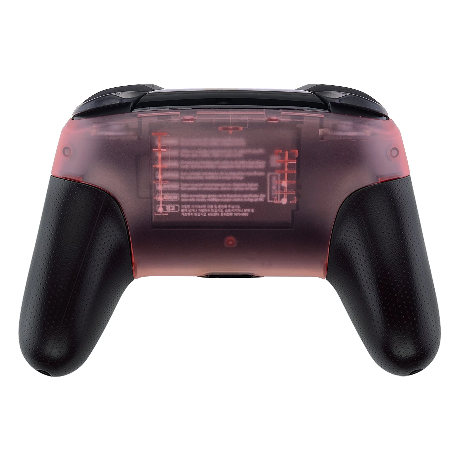 eXtremeRate Replacement Faceplate and Backplate for Nintendo Switch Pro Controller - Cherry Pink - Image 7