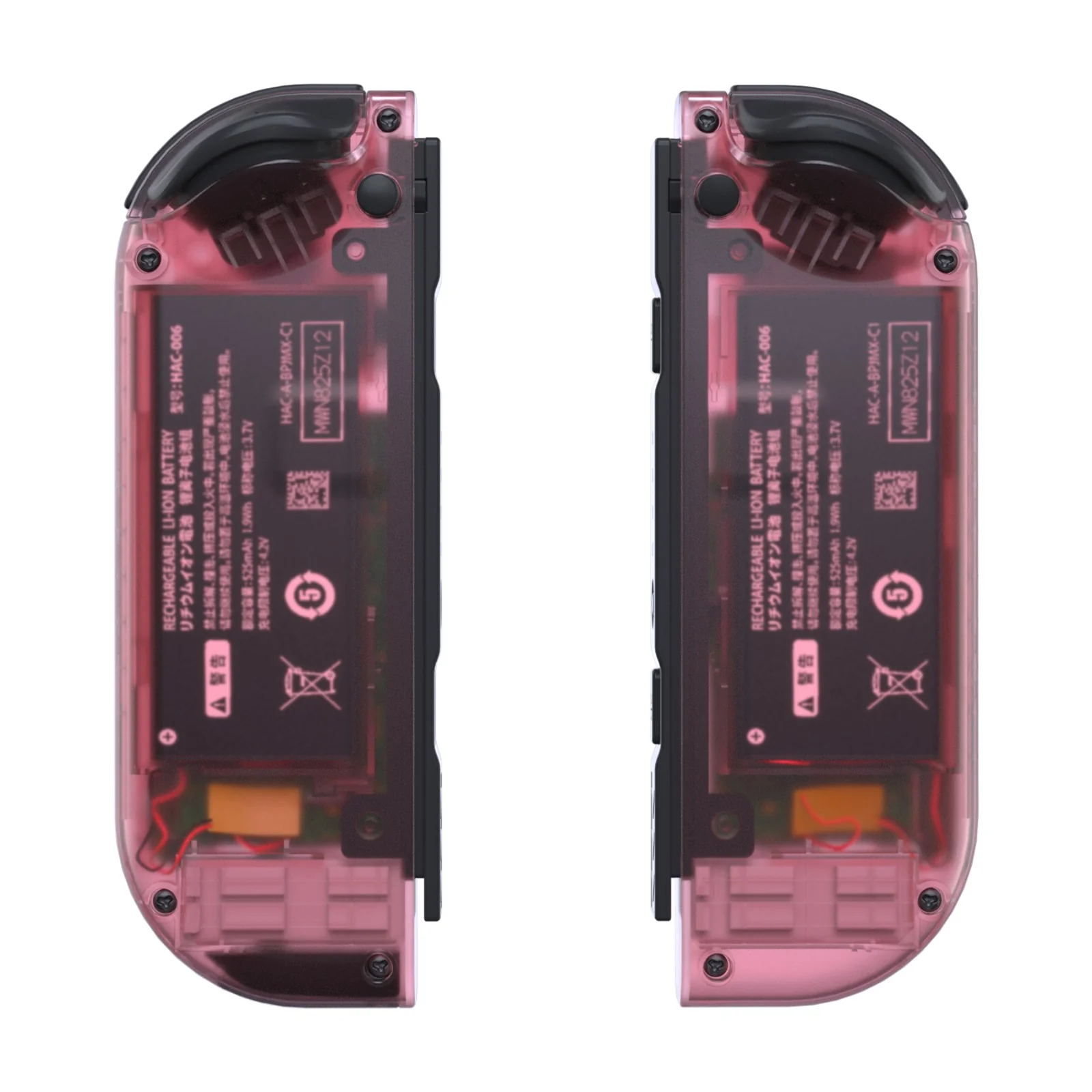eXtremeRate Dpad Version Replacement Full Set Shell Case with Buttons for Joycon of NS Switch - Cherry Pink - Image 9