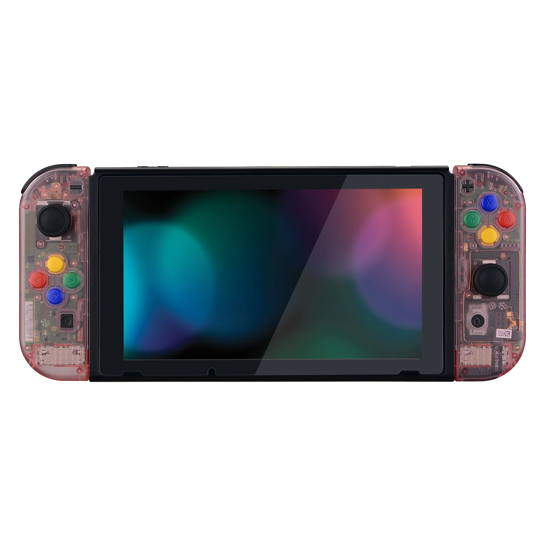 eXtremeRate Replacement Full Set Shell Case with Buttons for Joycon of NS Switch - Cherry Pink - Image 4