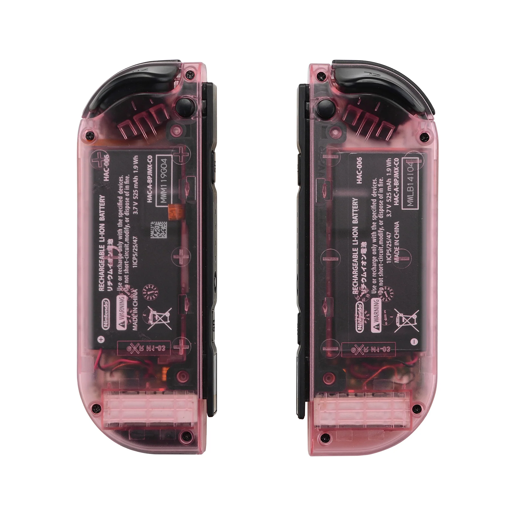 eXtremeRate Replacement Full Set Shell Case with Buttons for Joycon of NS Switch - Cherry Pink - Image 8