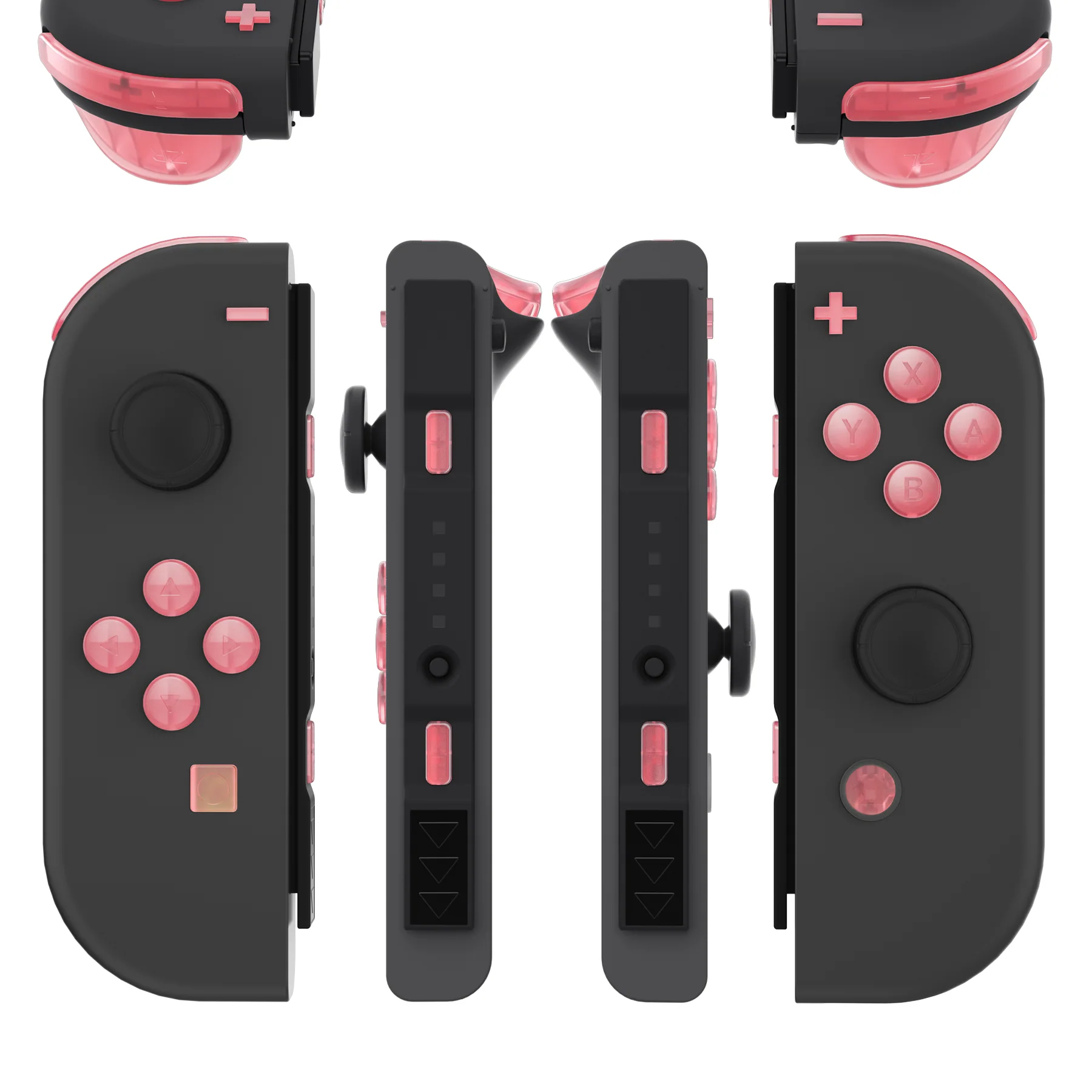 eXtremeRate Replacement Full Set Buttons for Joycon of NS Switch - Cherry Pink - Image 3