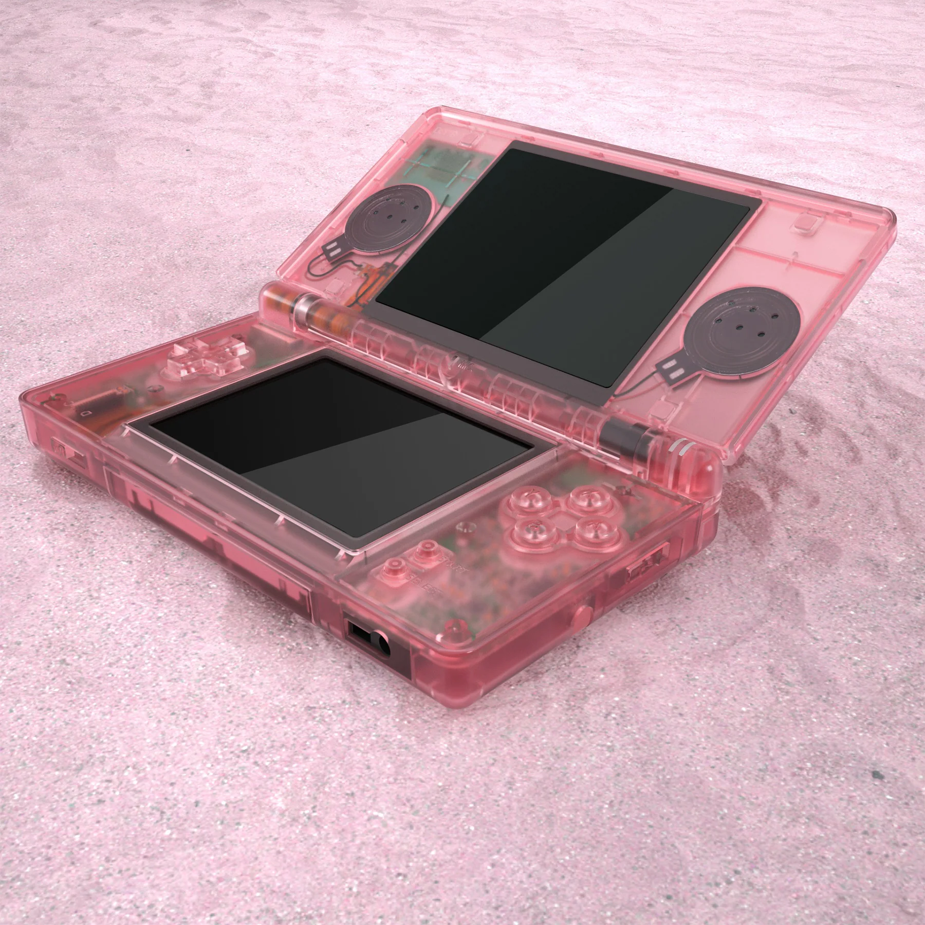 eXtremeRate Replacement Full Housing Shell & Buttons with Screen Lens for Nintendo DS Lite NDSL - Cherry Pink - Image 7