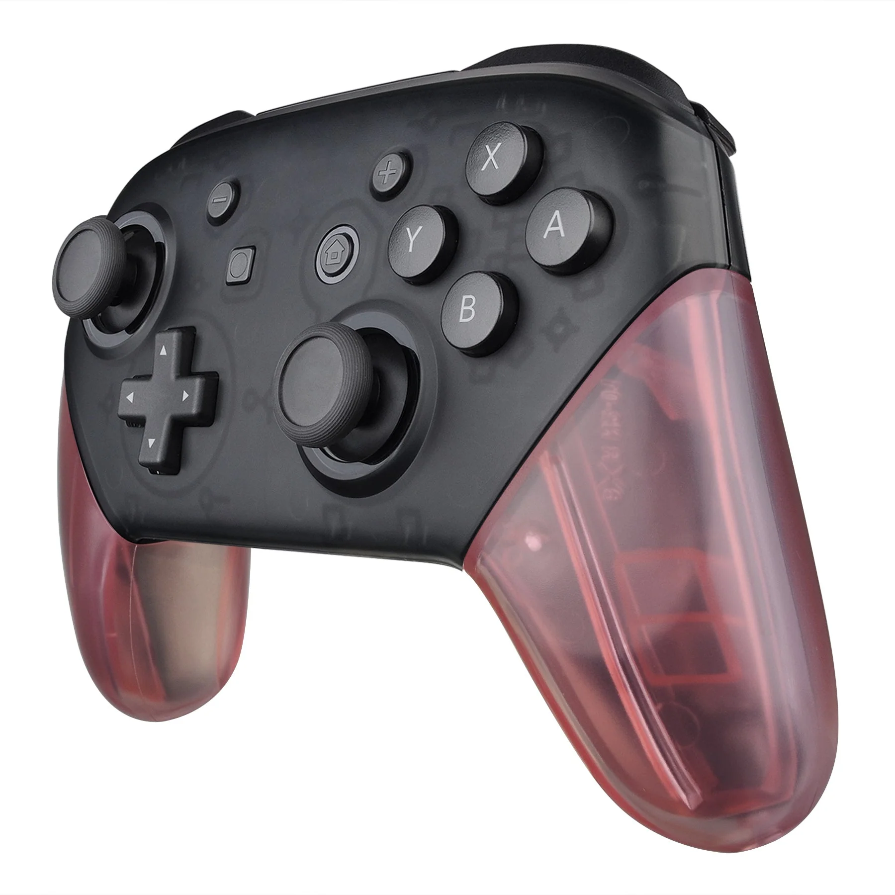 eXtremeRate Replacement Handle Grips for Nintendo Switch Pro Controller - Cherry Pink - Image 3