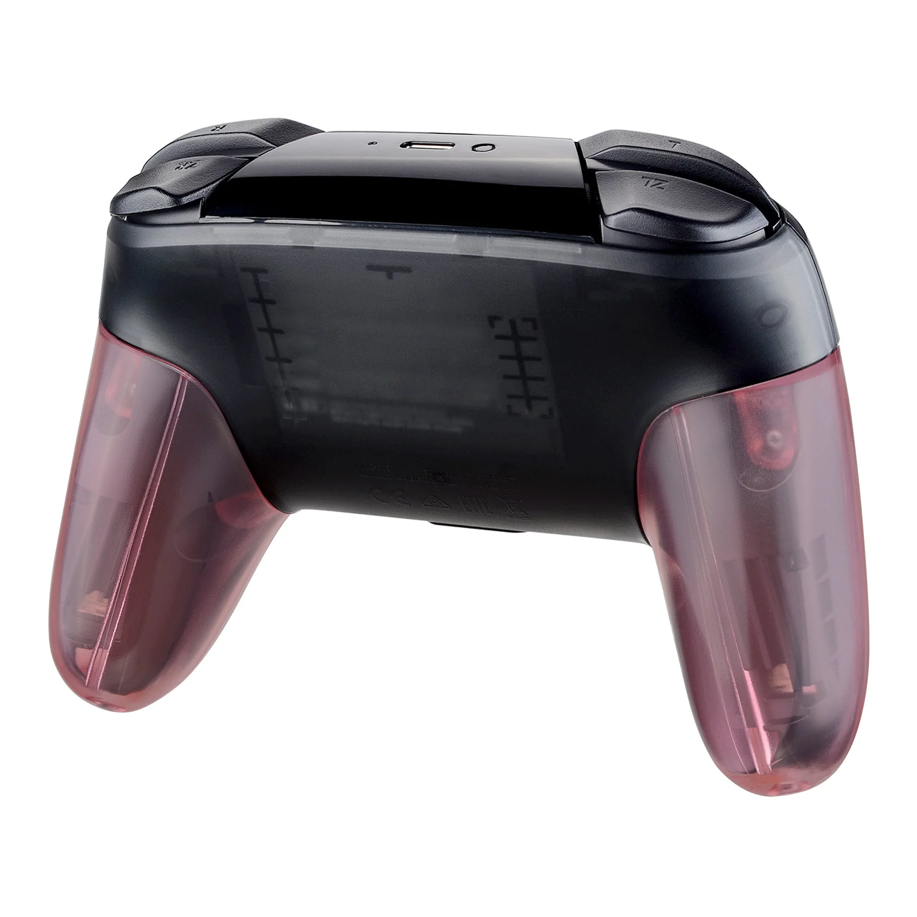 eXtremeRate Replacement Handle Grips for Nintendo Switch Pro Controller - Cherry Pink - Image 5
