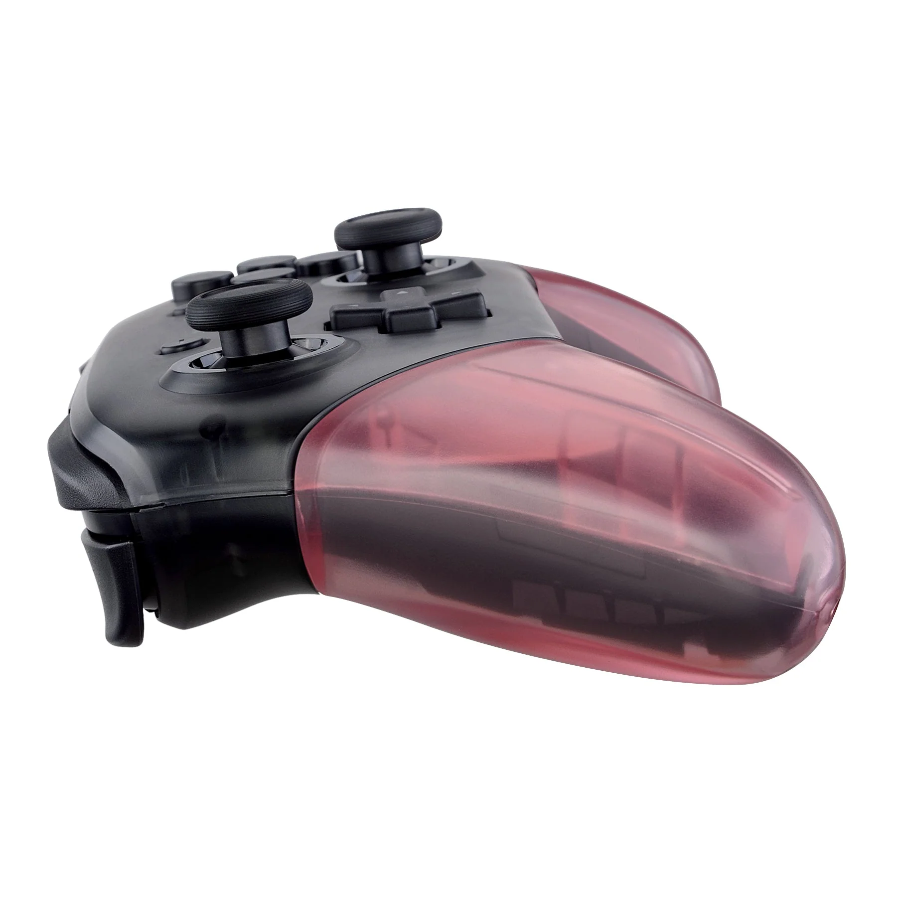 eXtremeRate Replacement Handle Grips for Nintendo Switch Pro Controller - Cherry Pink - Image 6