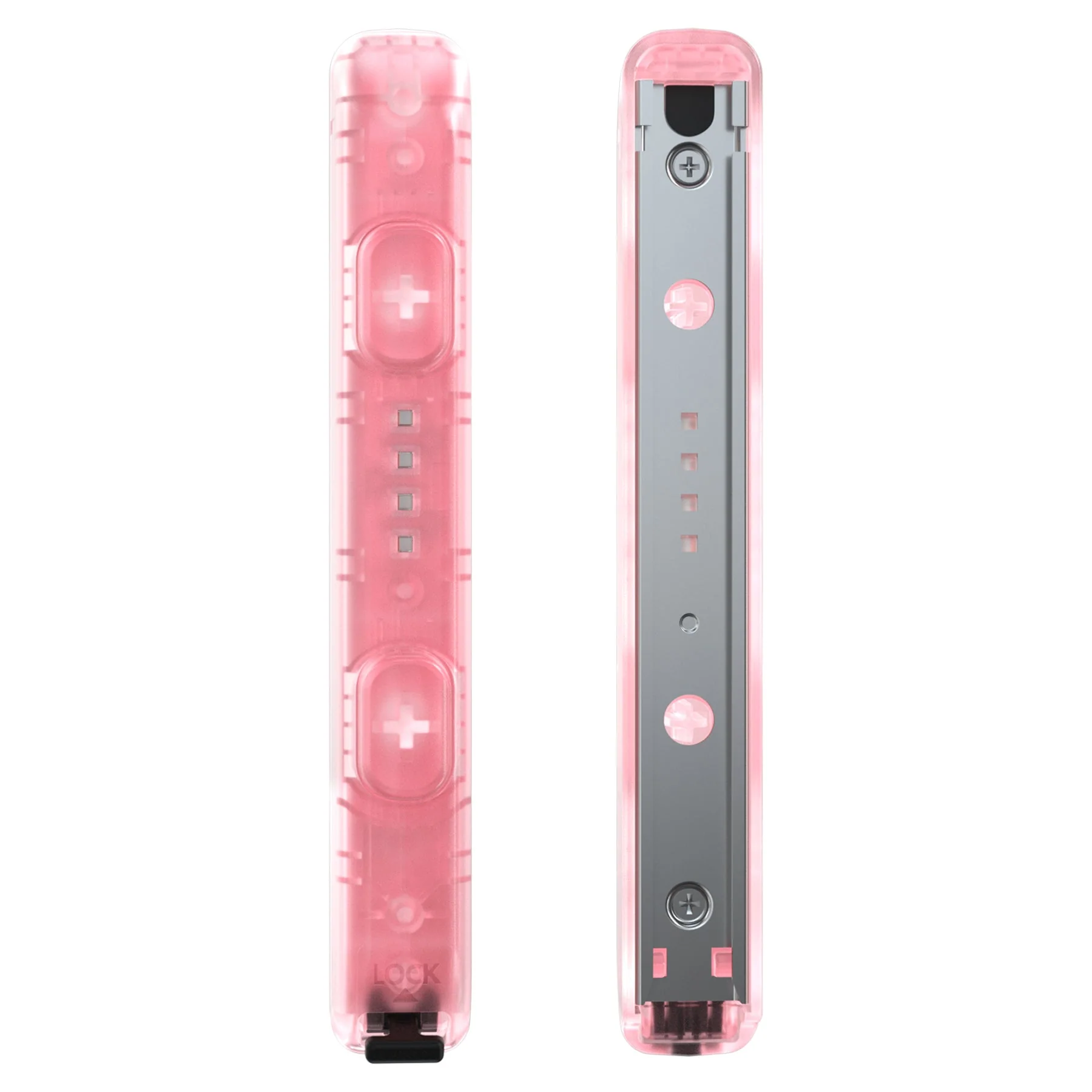 eXtremeRate 2 Pack Custom Replacement shell for Joycon Strap of NS Switch - Cherry Pink - Image 3