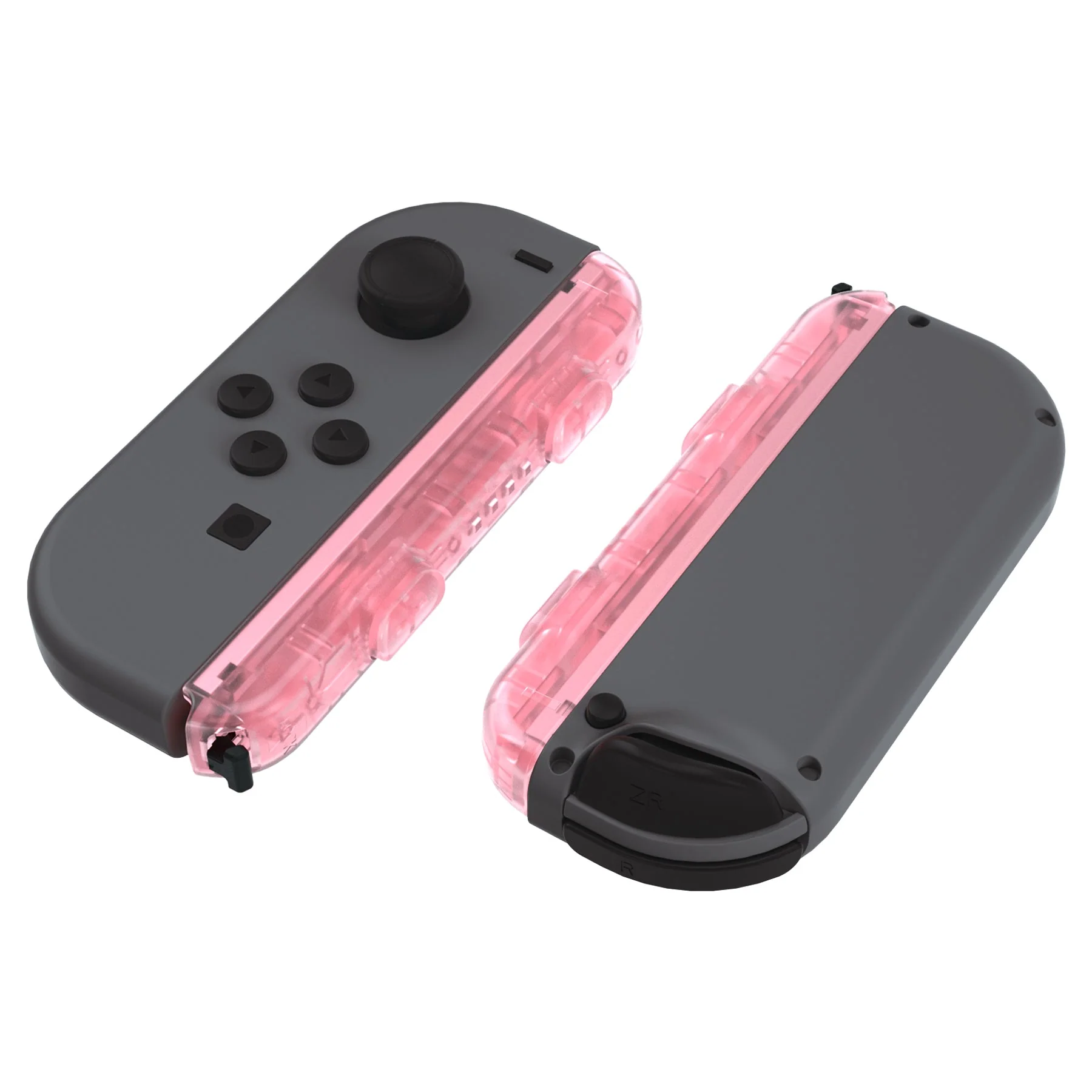 eXtremeRate 2 Pack Custom Replacement shell for Joycon Strap of NS Switch - Cherry Pink - Image 4