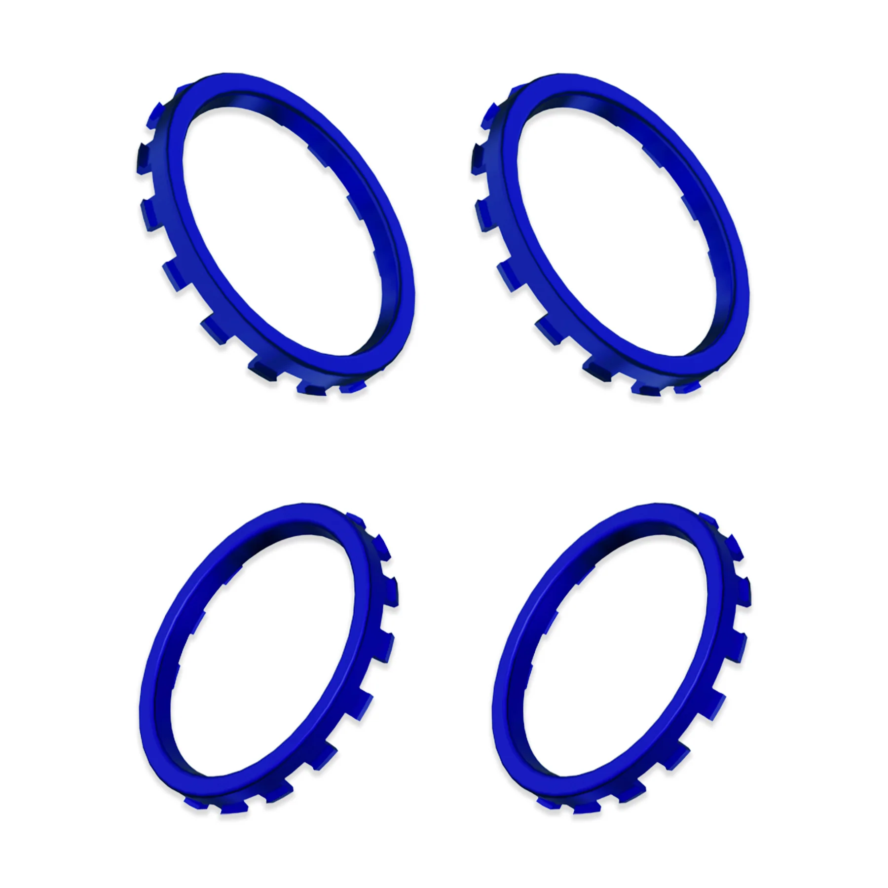 eXtremeRate Custom Accent Rings for Xbox Elite Series 2 Core & for Elite Series 2 & for Xbox One Elite Controller, Compatible with eXtremeRate ASR Version Shell for Xbox Series X/S Controller - Chrome Blue - Image 8