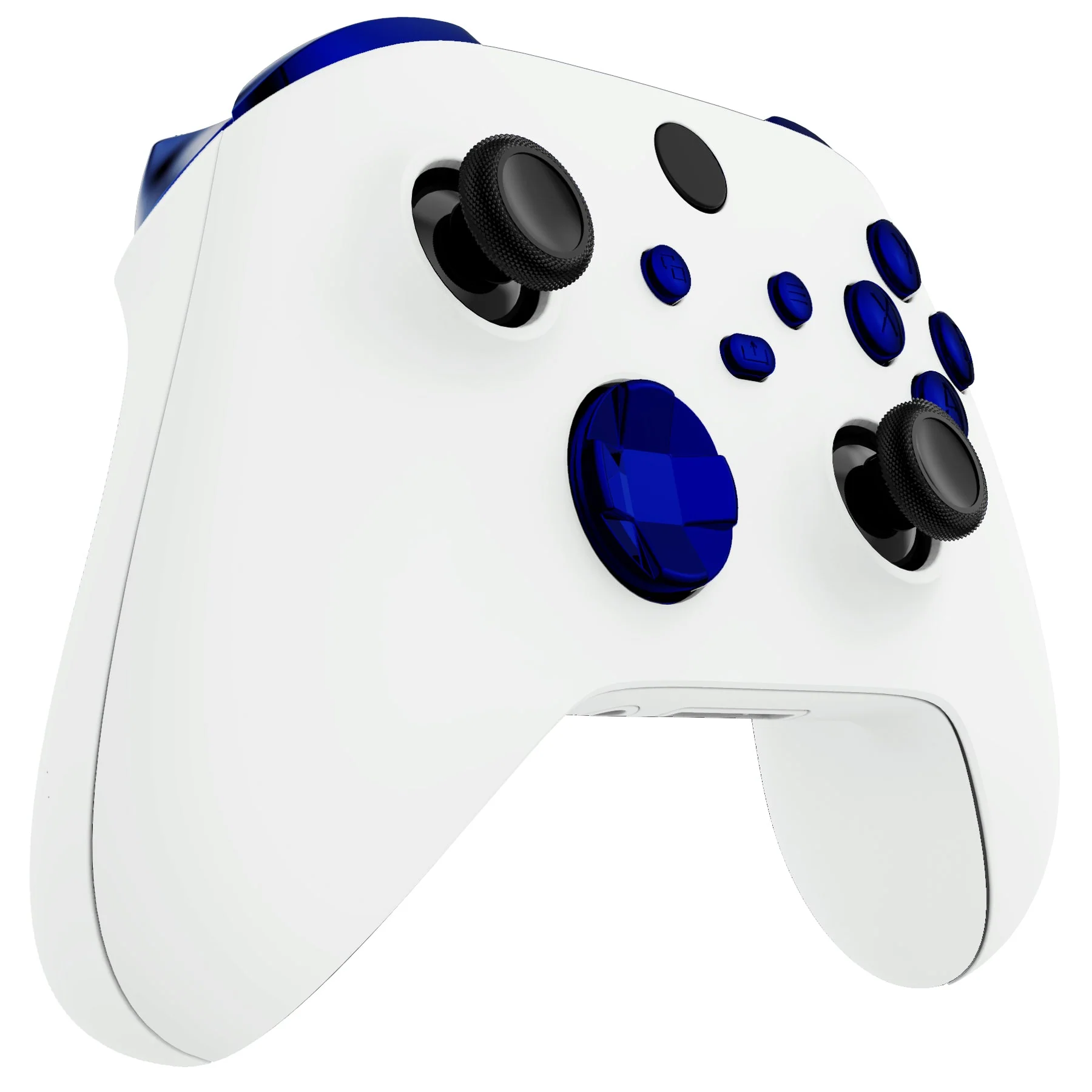 eXtremeRate Replacement Full Set Buttons for Xbox Series X & S Controller - Chrome Blue - Image 5