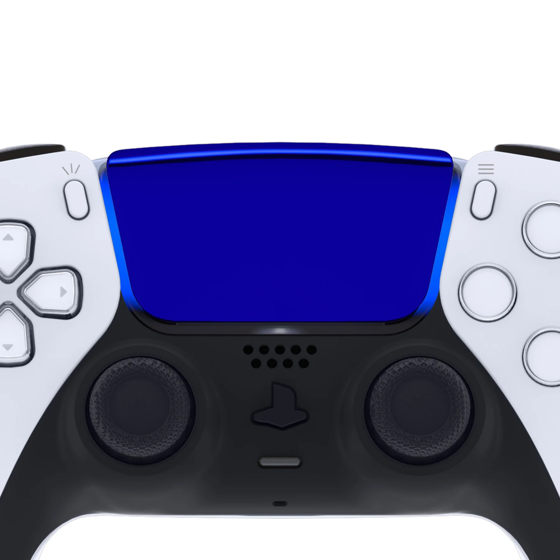 eXtremeRate Replacement Custom Touchpad Cover Compatible with PS5 Controller BDM-010/020/030/040/050/060 - Chrome Blue - Image 4