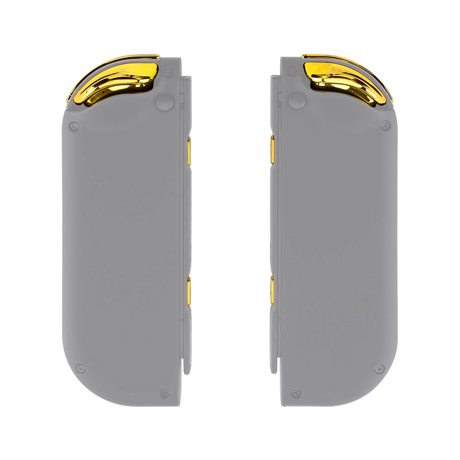 eXtremeRate Dpad Version Replacement Full Set Buttons for Joycon of Switch (D-pad ONLY Fits for eXtremeRate D-pad Shell for Joycon) - Chrome Gold - Image 9