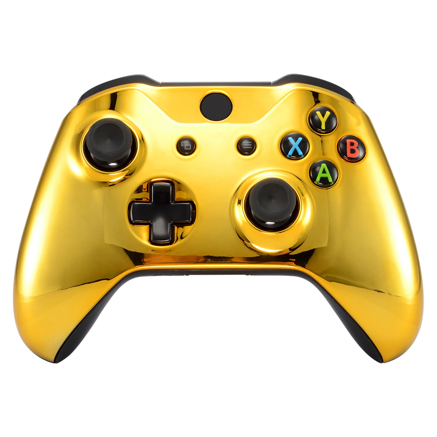 eXtremeRate Replacement Front Housing Shell for Xbox One X & S Controller (Model 1708) - Chrome Gold - Image 2