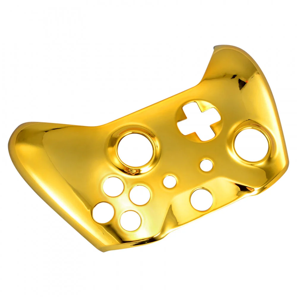 eXtremeRate Replacement Front Housing Shell for Xbox One X & S Controller (Model 1708) - Chrome Gold - Image 8