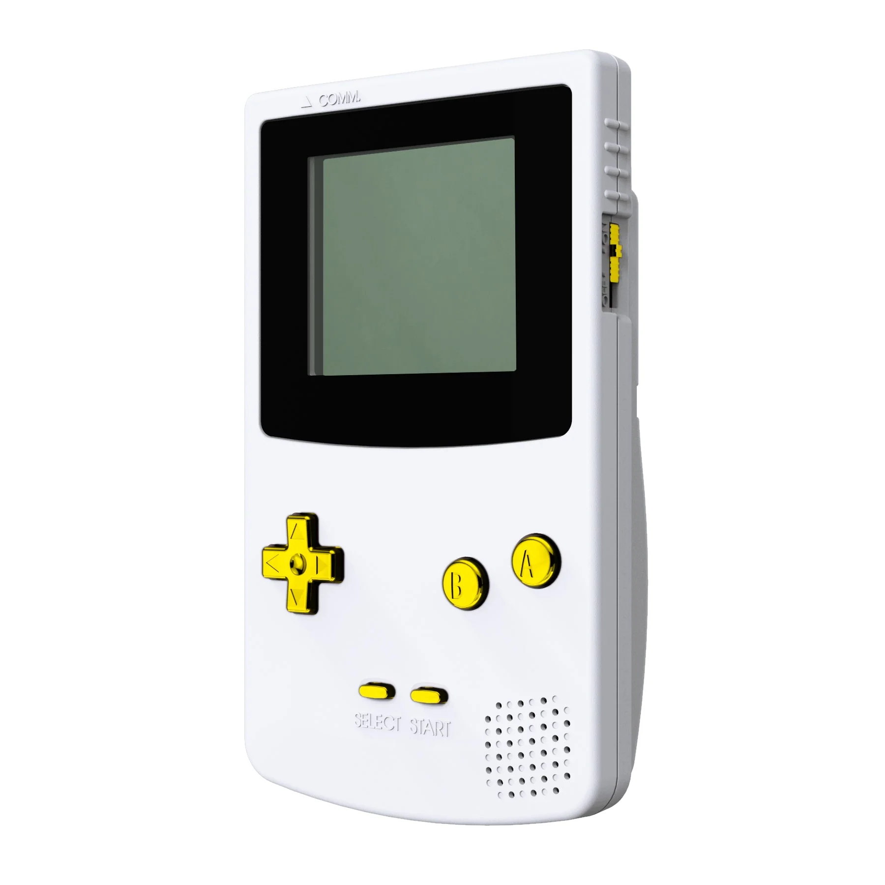 eXtremeRate Replacement Full Set Buttons for Gameboy Color GBC - Chrome Gold - Image 3
