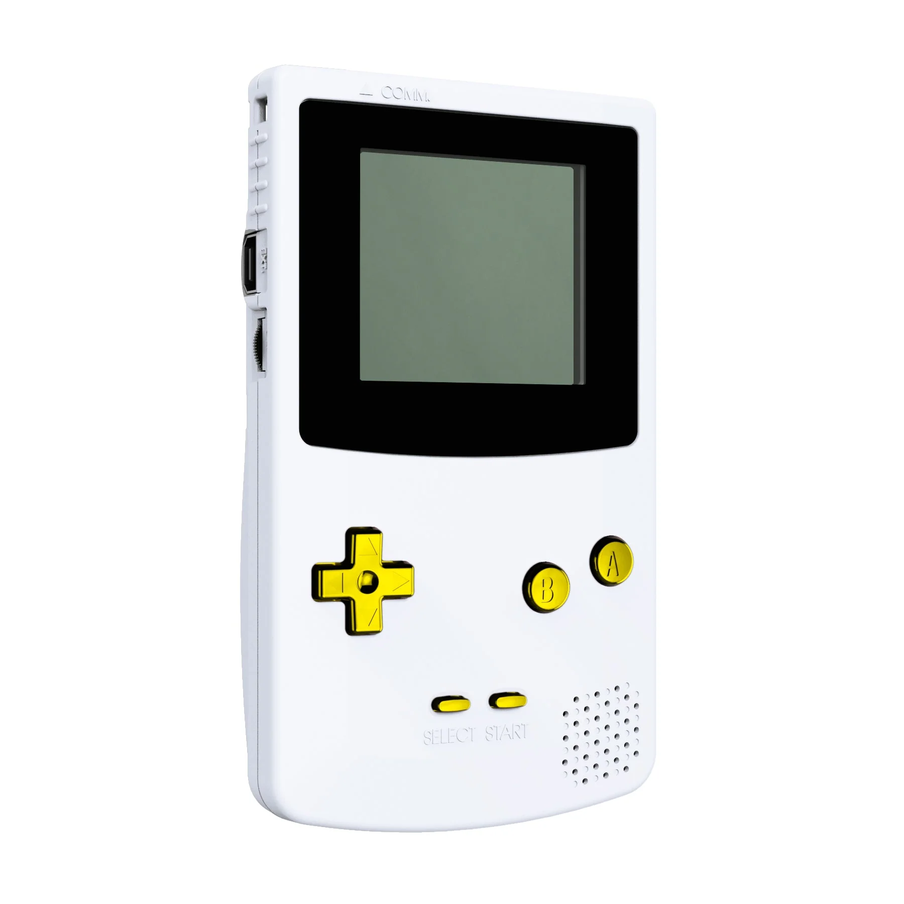 eXtremeRate Replacement Full Set Buttons for Gameboy Color GBC - Chrome Gold - Image 4