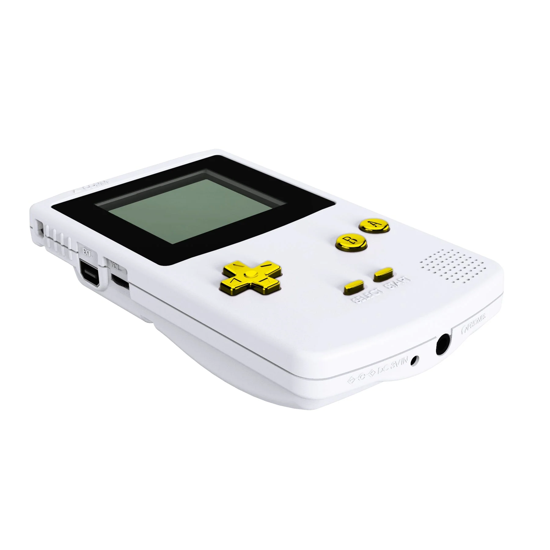 eXtremeRate Replacement Full Set Buttons for Gameboy Color GBC - Chrome Gold - Image 5