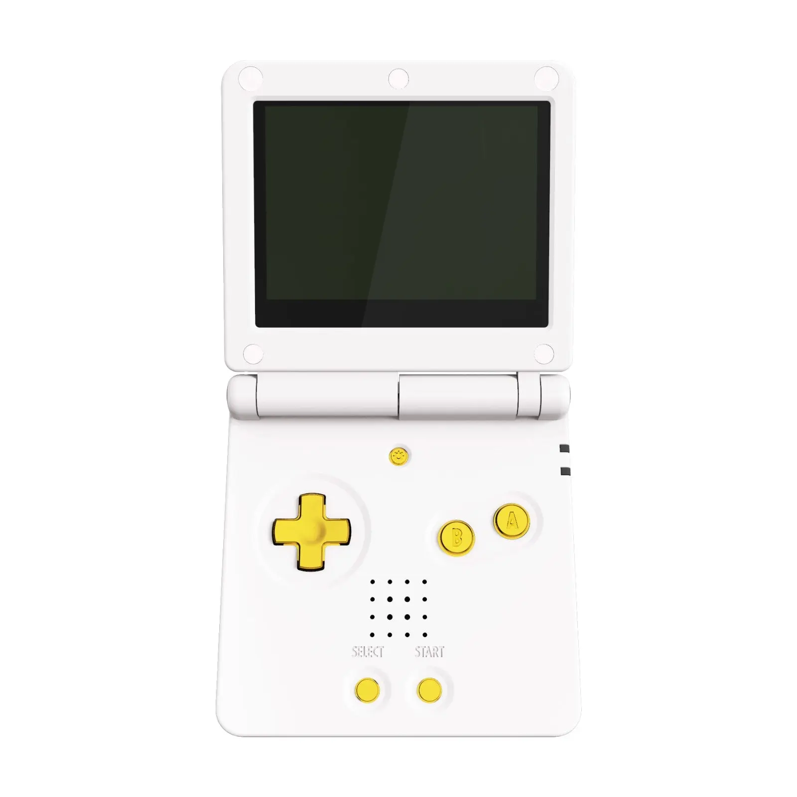 eXtremeRate Custom Replacement Full Set Buttons for Gameboy Advance SP GBA SP Console - Chrome Gold Glossy - Image 5