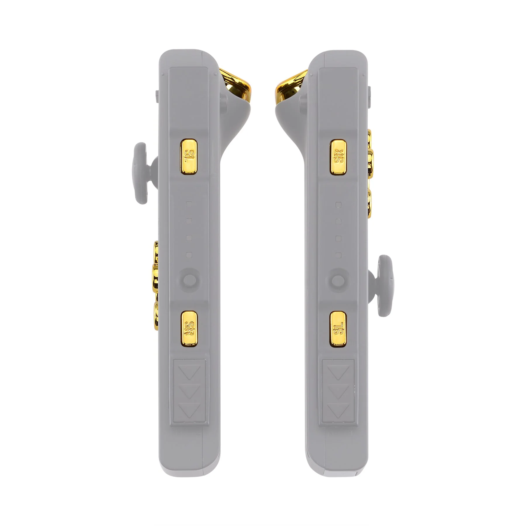 eXtremeRate Replacement Full Set Buttons for Joycon of NS Switch - Chrome Gold Glossy - Image 7