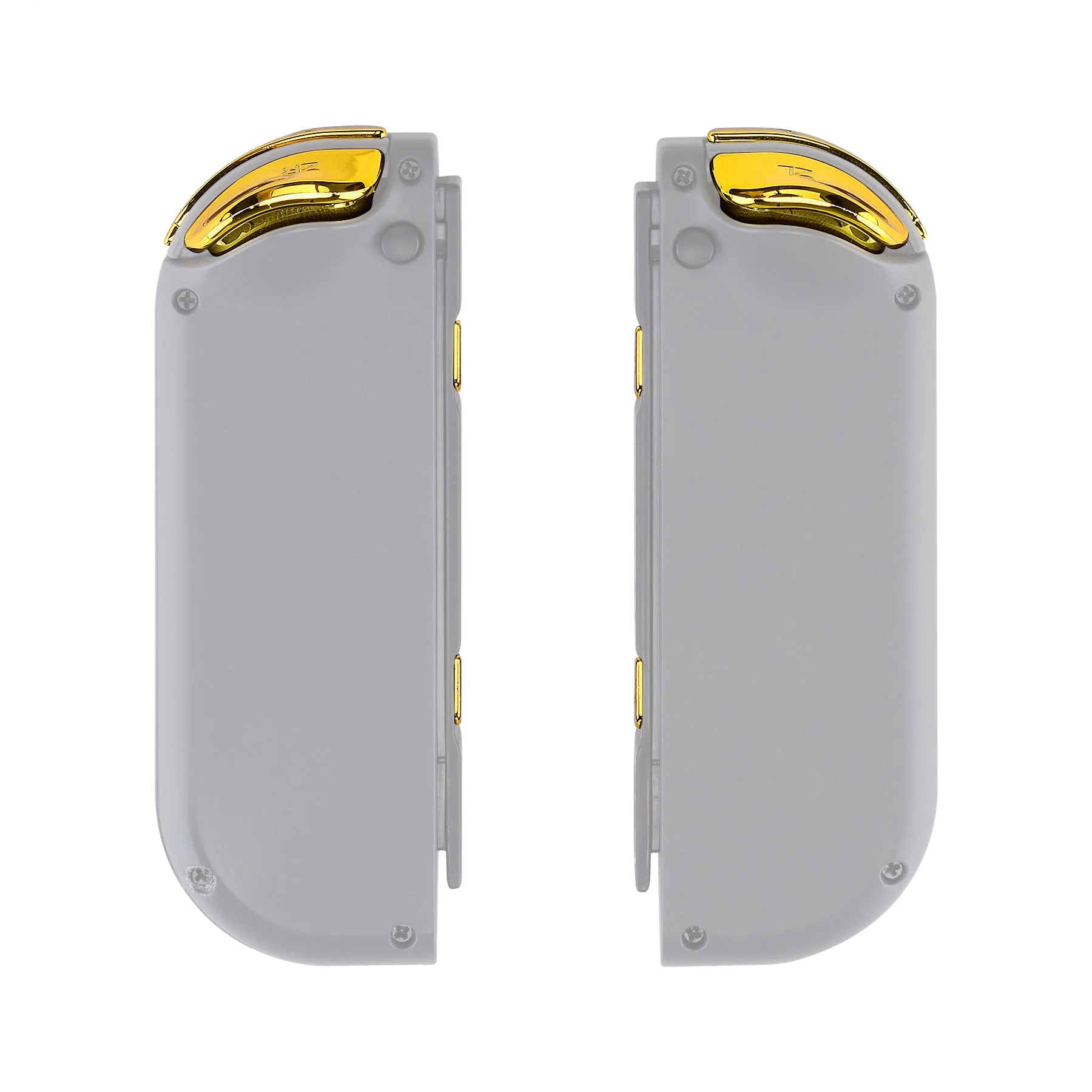 eXtremeRate Replacement Full Set Buttons for Joycon of NS Switch - Chrome Gold Glossy - Image 8