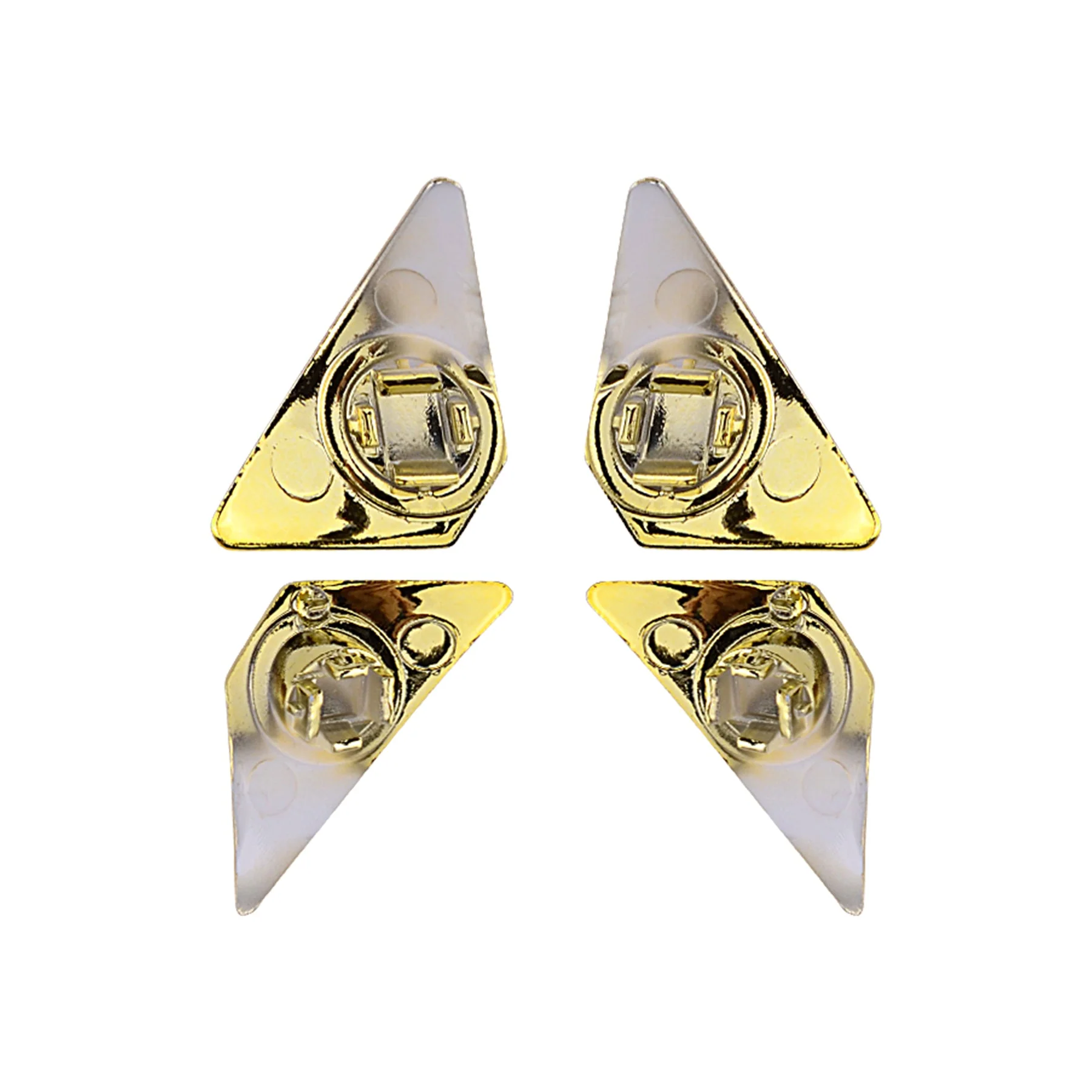 eXtremeRate Replacement Ergonomic Back Buttons K1 K2 K3 K4 Paddles for PS4 Controller Dawn Remap Kit - Chrome Gold - Image 4