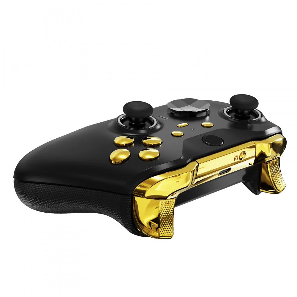 eXtremeRate Replacement Buttons Kit for Xbox One Elite Series 2  & Elite 2 Core Controller - Chrome Gold - Image 5