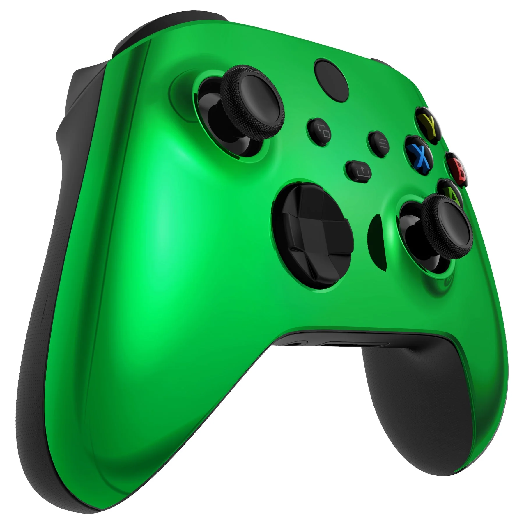 eXtremeRate Replacement Front Housing Shell for Xbox Series X & S Controller - Chrome Green - Image 6