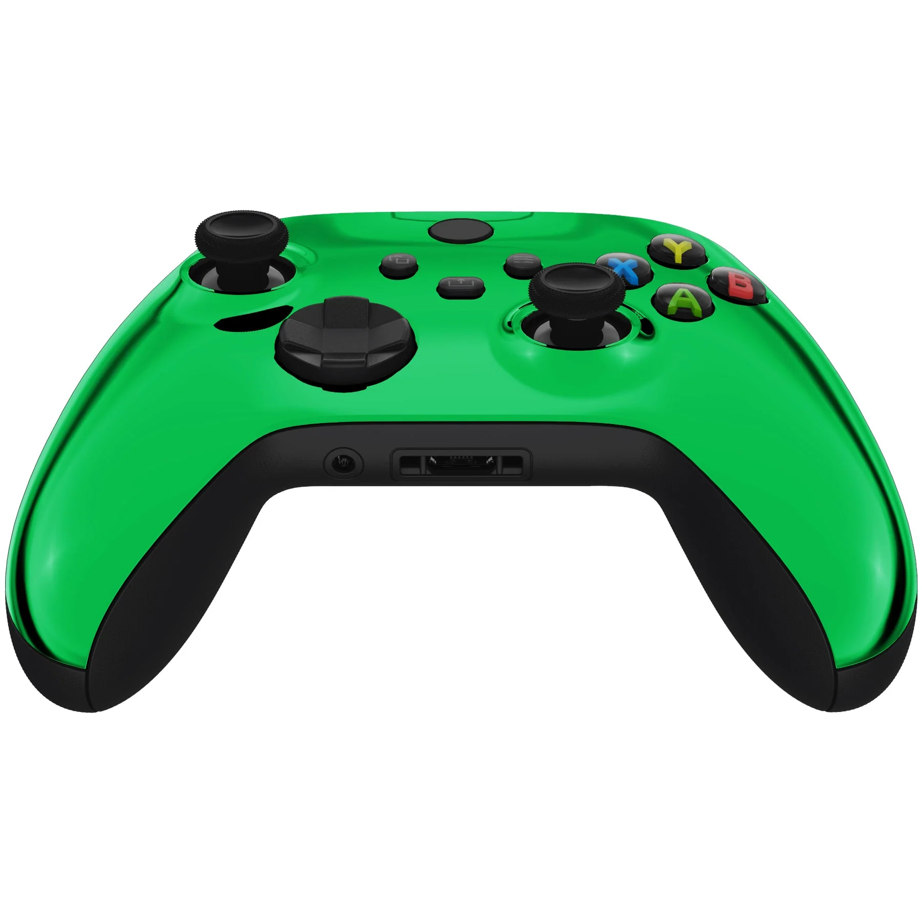 eXtremeRate Replacement Front Housing Shell for Xbox Series X & S Controller - Chrome Green - Image 8