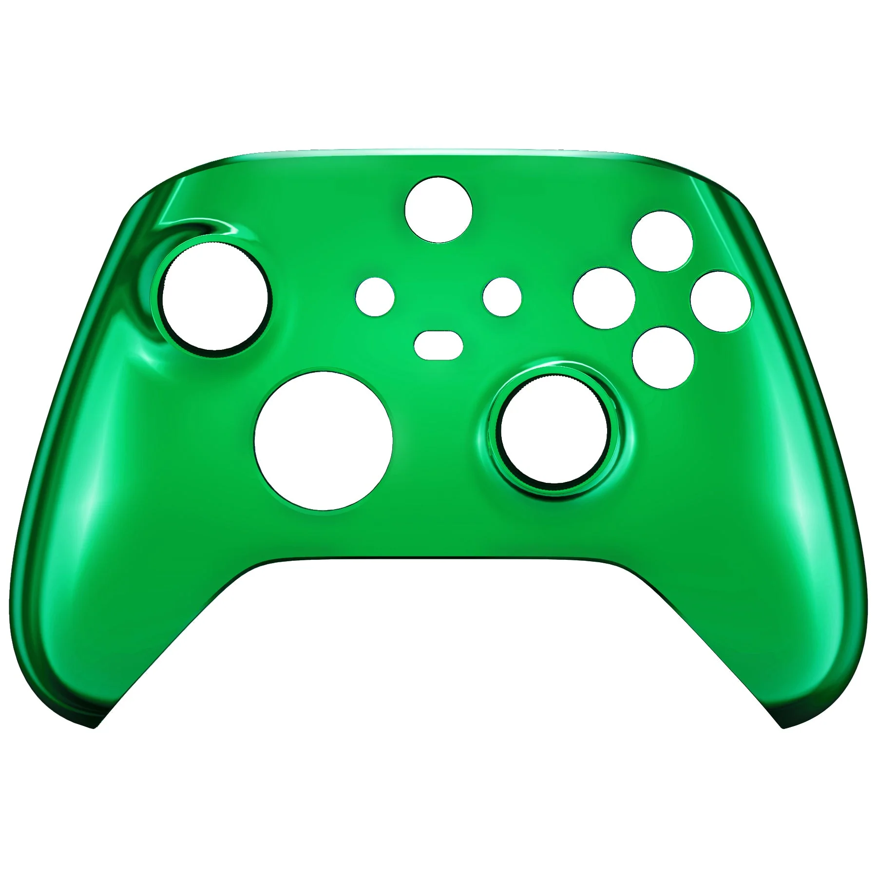 eXtremeRate Replacement Front Housing Shell for Xbox Series X & S Controller - Chrome Green - Image 9