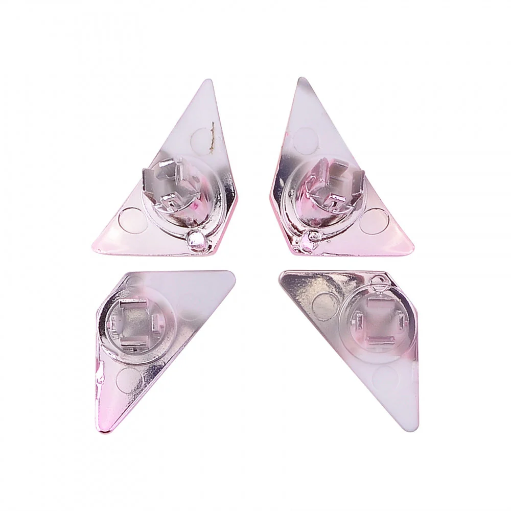 eXtremeRate Replacement Ergonomic Back Buttons K1 K2 K3 K4 Paddles for PS4 Controller Dawn Remap Kit - Chrome Pink - Image 4