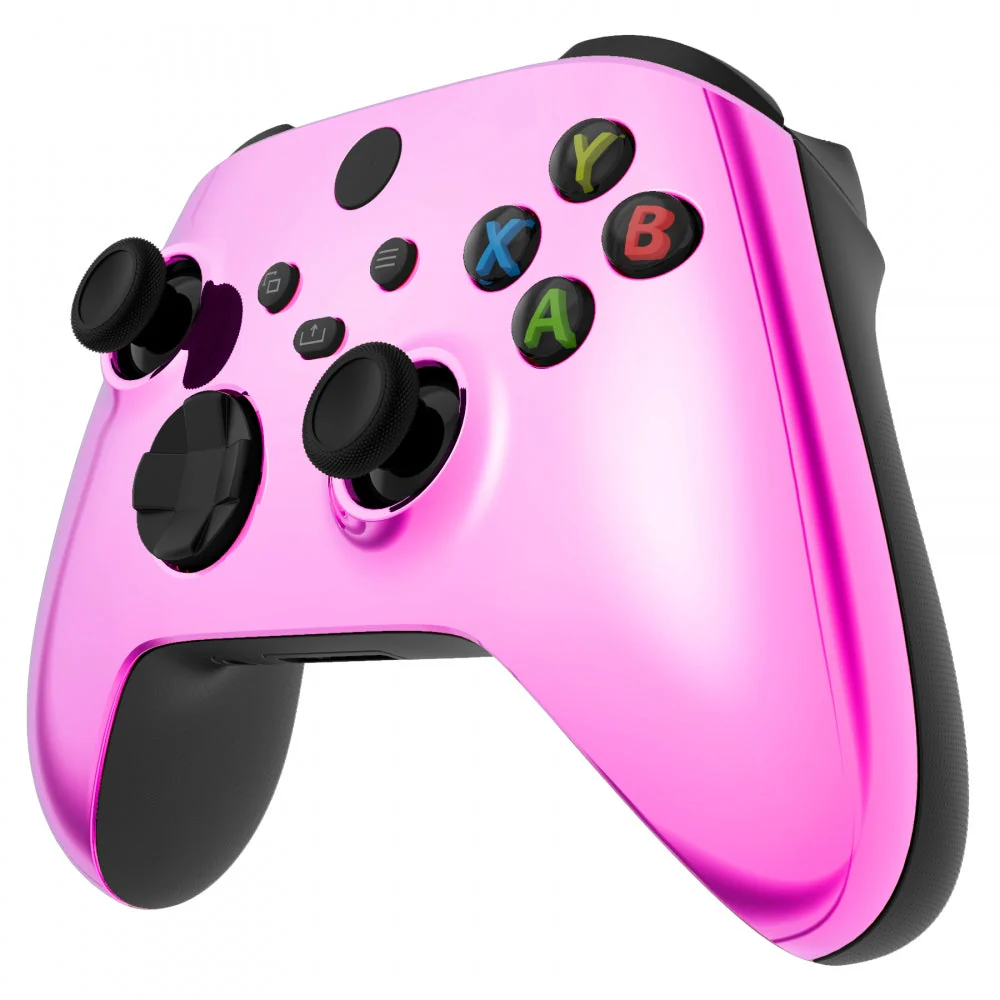 eXtremeRate Replacement Front Housing Shell for Xbox Series X & S Controller - Chrome Pink - Image 4