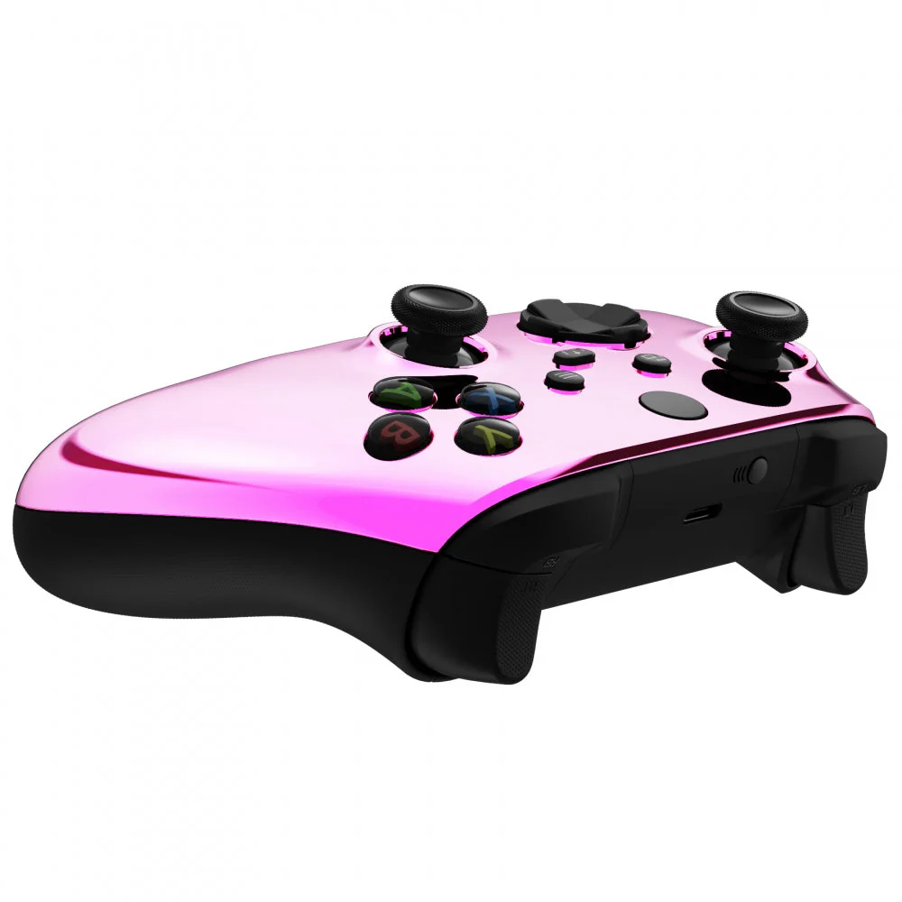 eXtremeRate Replacement Front Housing Shell for Xbox Series X & S Controller - Chrome Pink - Image 6