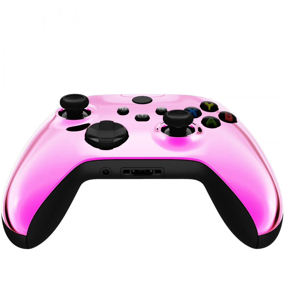 eXtremeRate Replacement Front Housing Shell for Xbox Series X & S Controller - Chrome Pink - Image 7