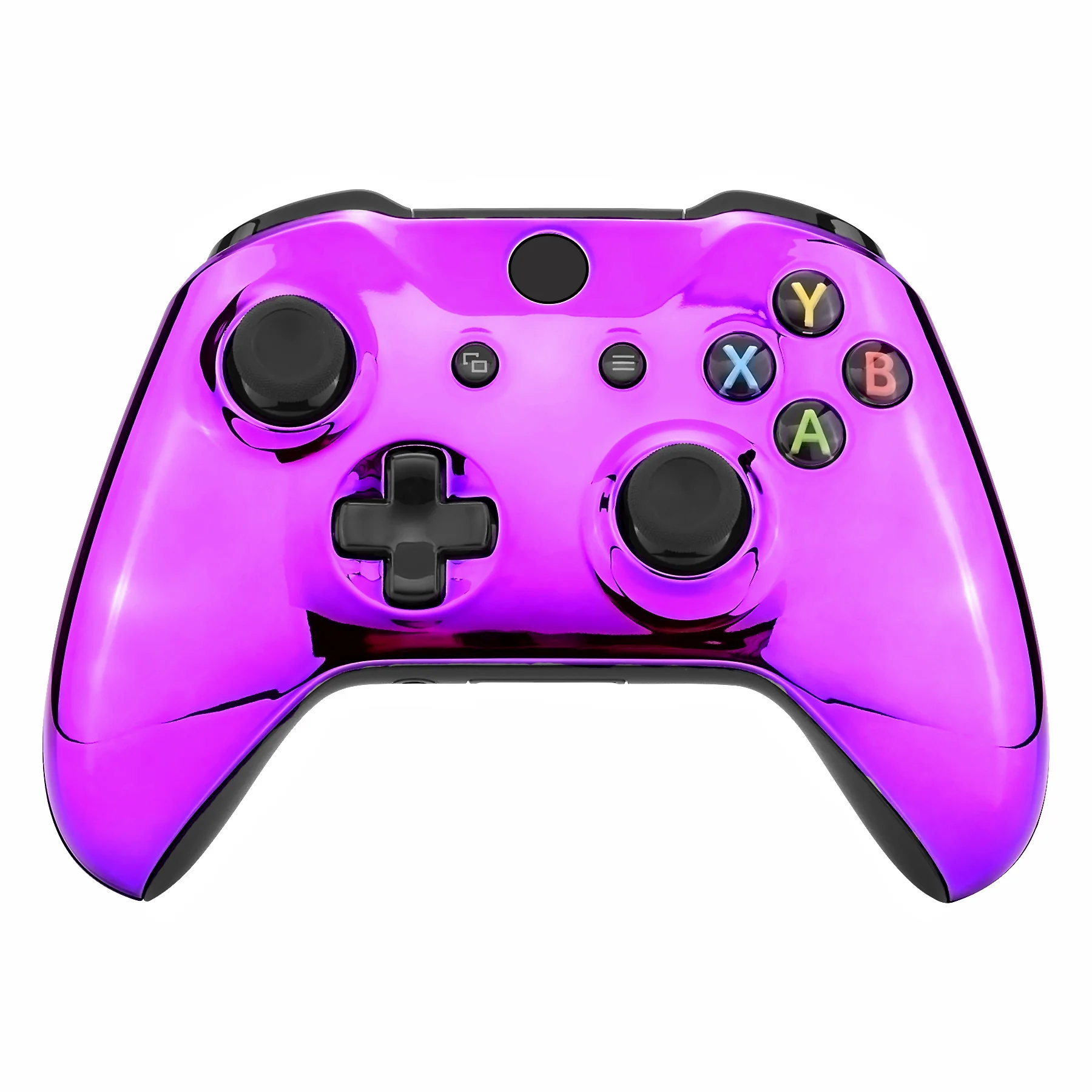 eXtremeRate Replacement Front Housing Shell for Xbox One X & S Controller (Model 1708) - Chrome Purple - Image 2