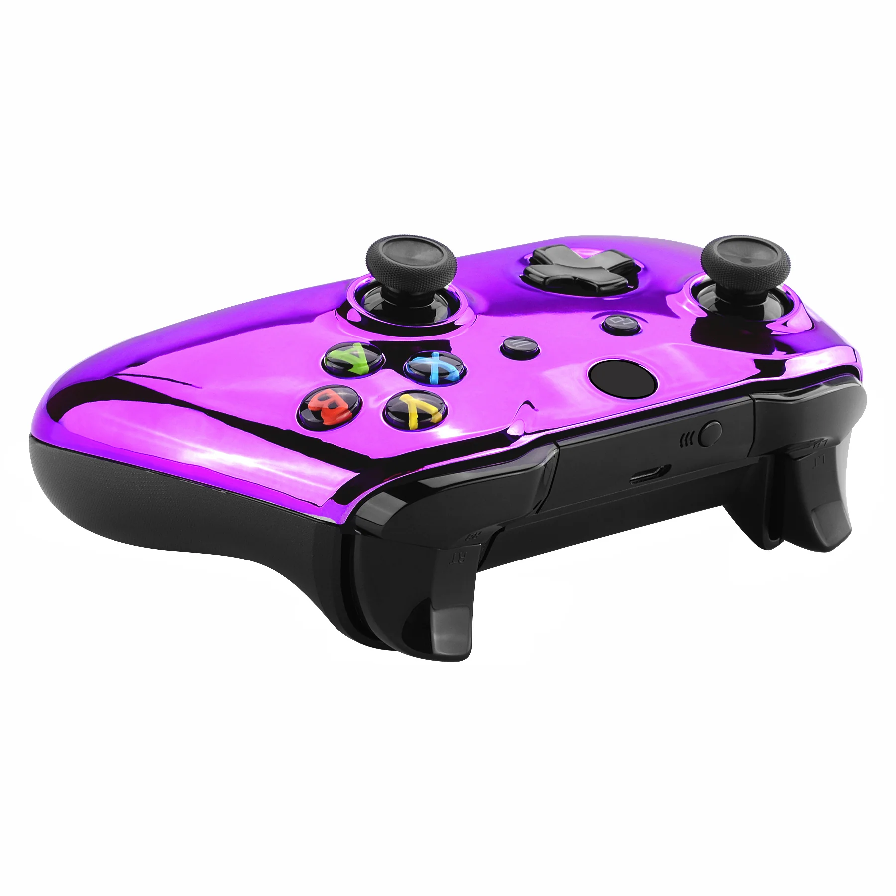 eXtremeRate Replacement Front Housing Shell for Xbox One X & S Controller (Model 1708) - Chrome Purple - Image 6