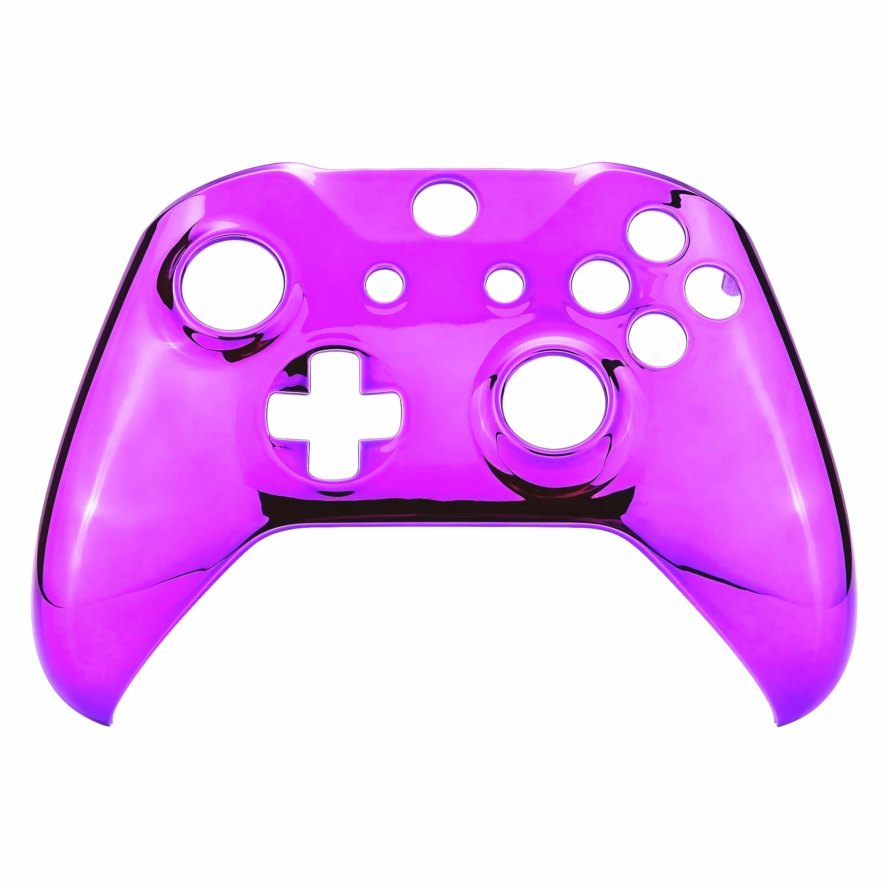 eXtremeRate Replacement Front Housing Shell for Xbox One X & S Controller (Model 1708) - Chrome Purple - Image 7