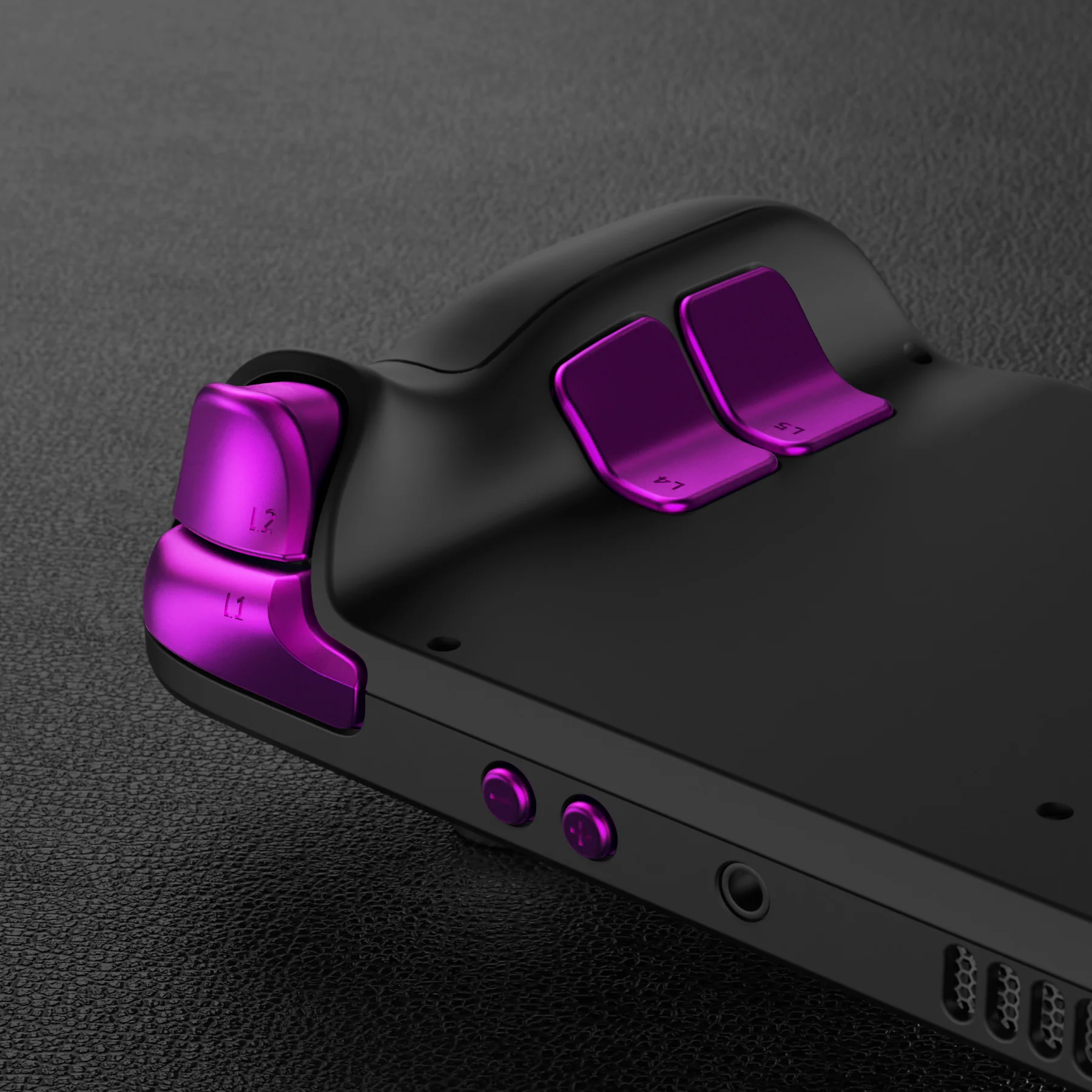 eXtremeRate Replacement Full Set Buttons for Steam Deck LCD - Chrome Purple - Image 11