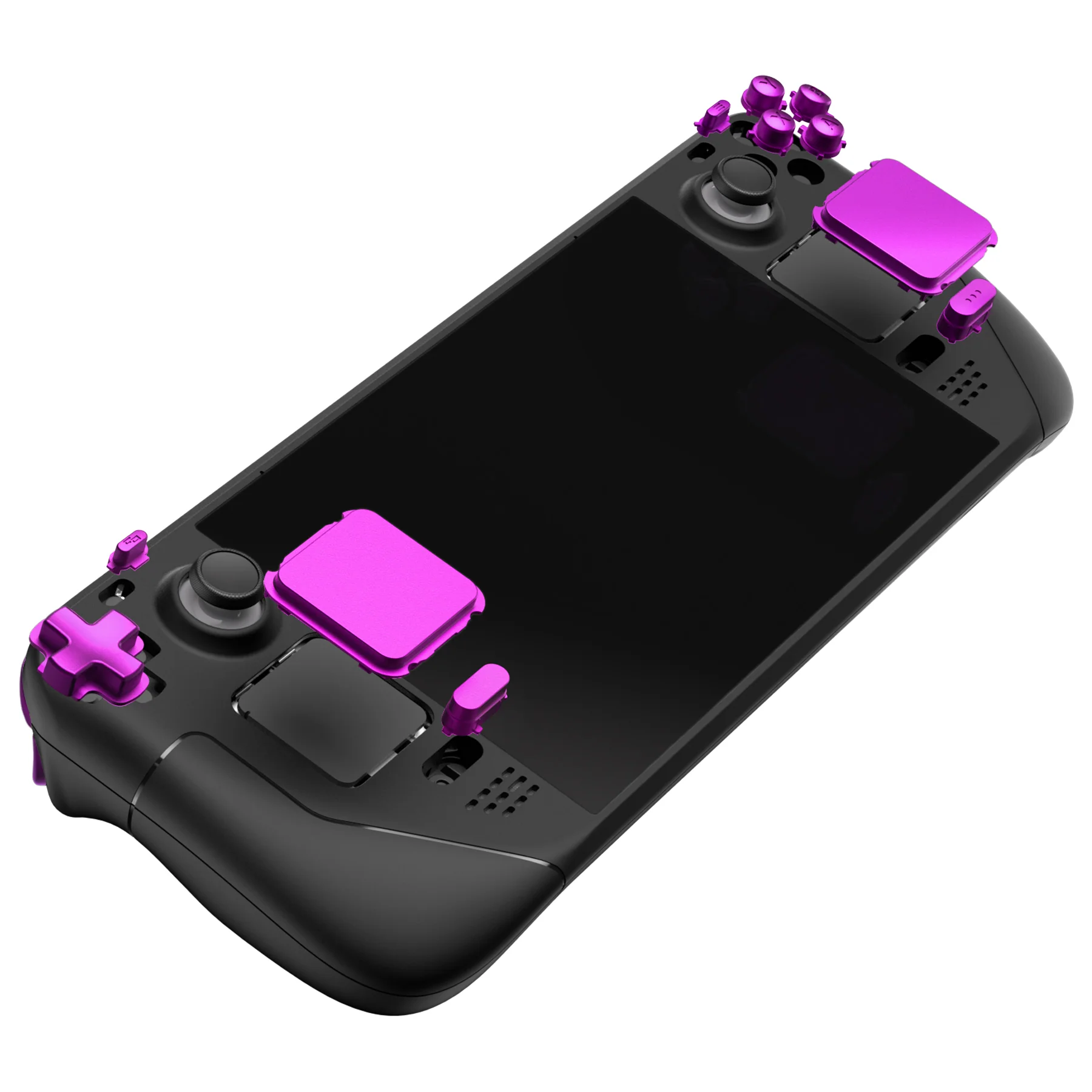 eXtremeRate Replacement Full Set Buttons for Steam Deck LCD - Chrome Purple - Image 7