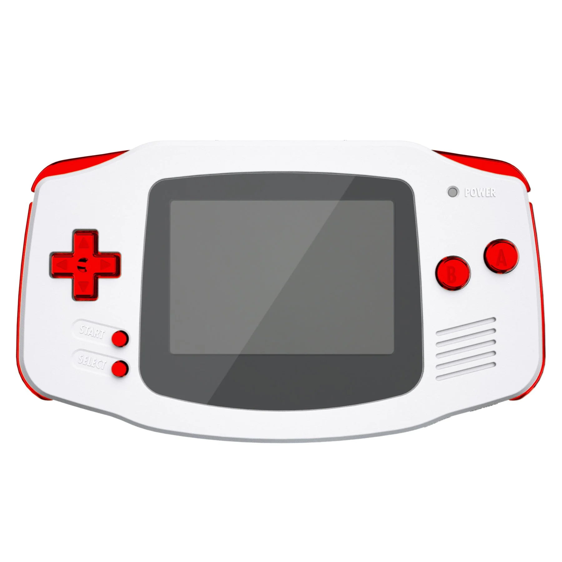eXtremeRate GBA Replacement Full Set Buttons for Gameboy Advance - Chrome Red - Image 5