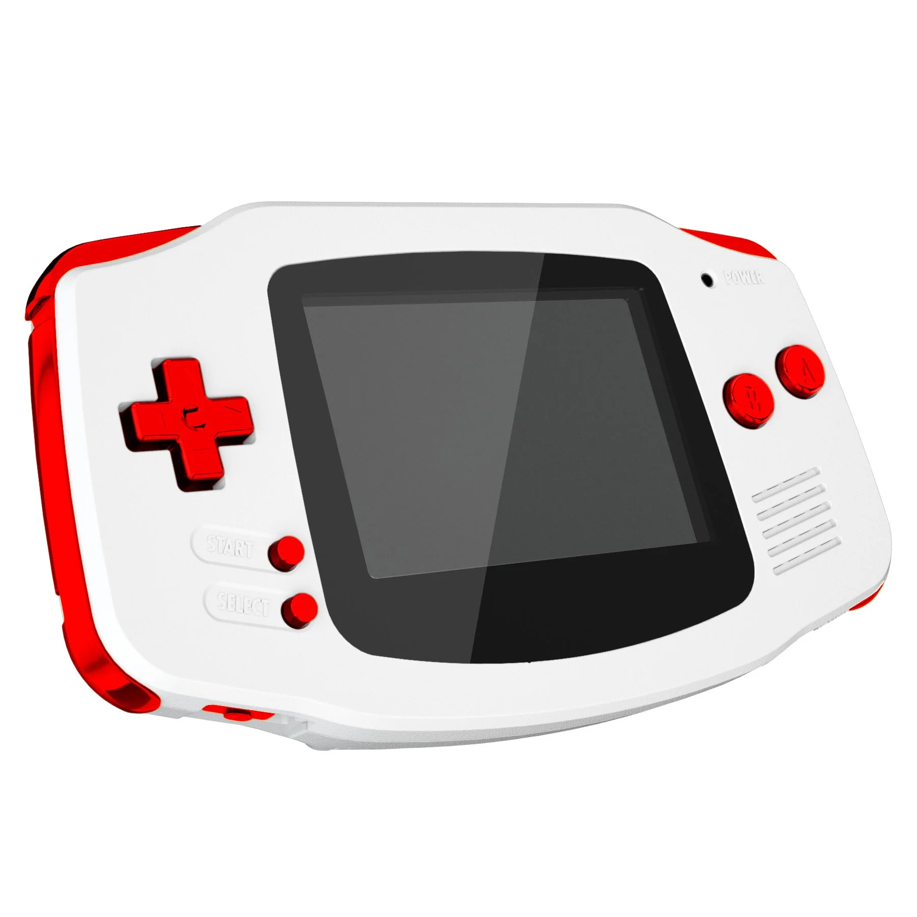 eXtremeRate GBA Replacement Full Set Buttons for Gameboy Advance - Chrome Red - Image 7