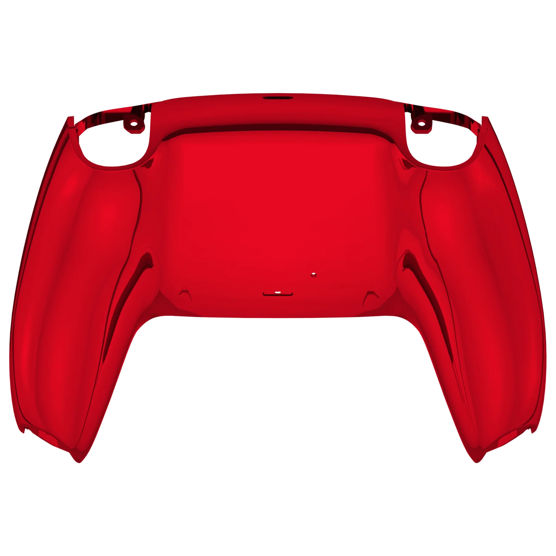 eXtremeRate Replacement Back Housing Bottom Shell Compatible with PS5 Controller BDM-010/020/030/040/050 - Chrome Red Glossy - Image 6
